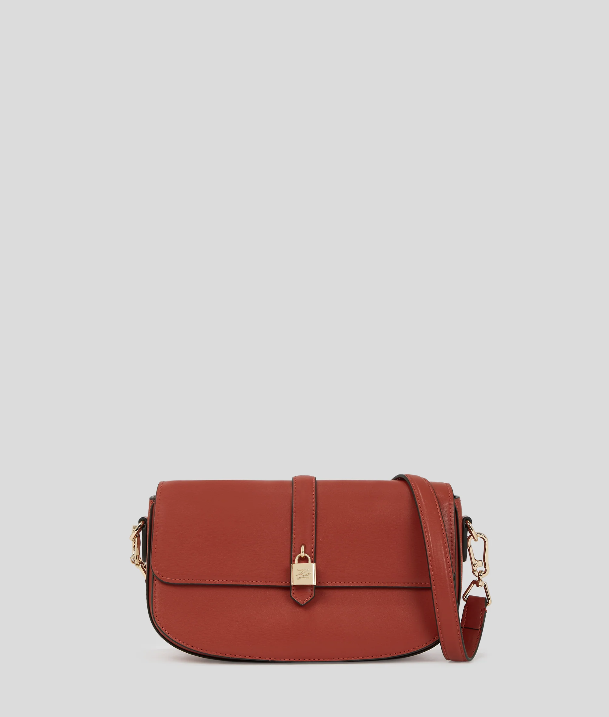 K/AUTOGRAPH PADLOCK SHOULDER BAG