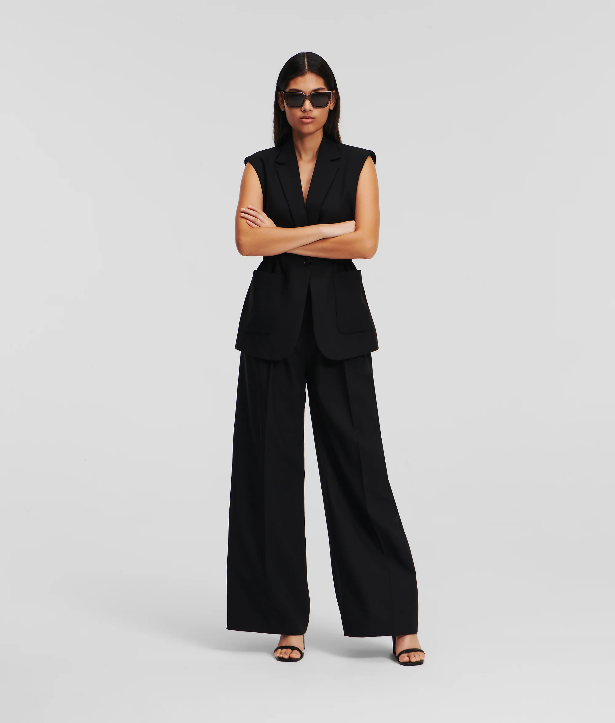 TAILORED WIDE-LEG PANTS