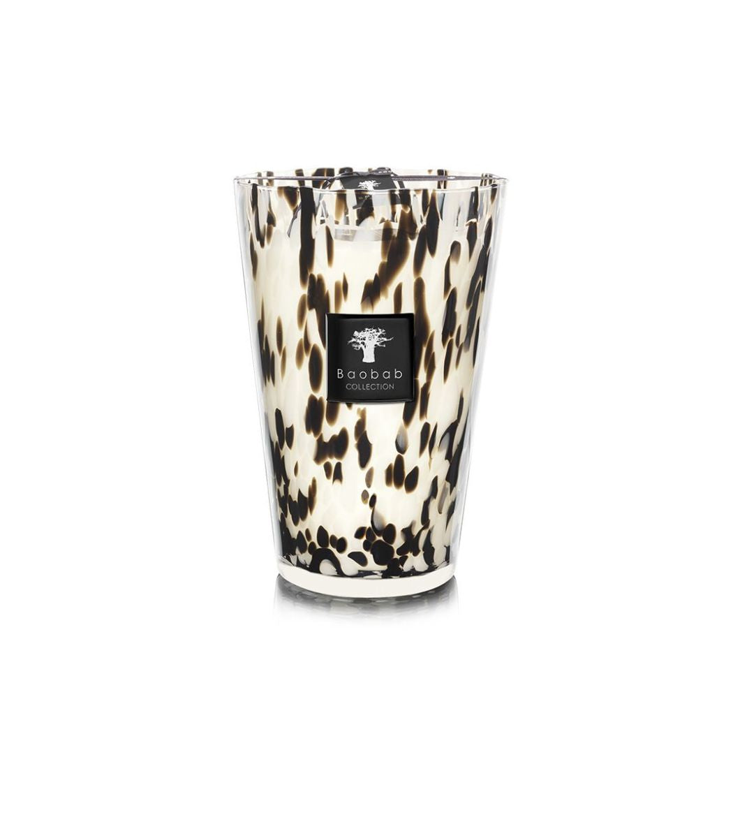 SCENTED CANDLE PEARLS BLACK
