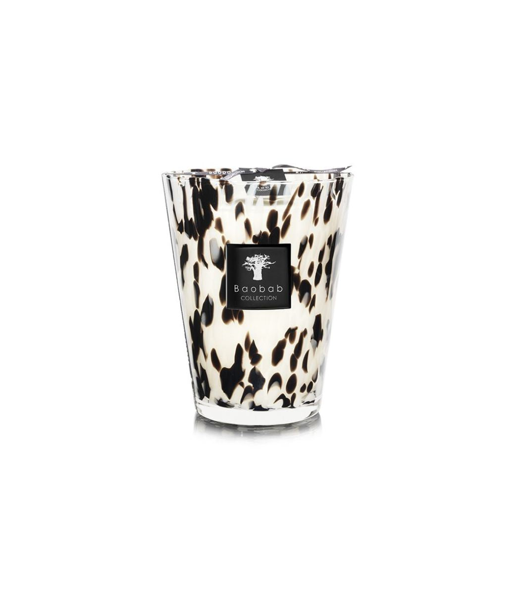 SCENTED CANDLE PEARLS BLACK