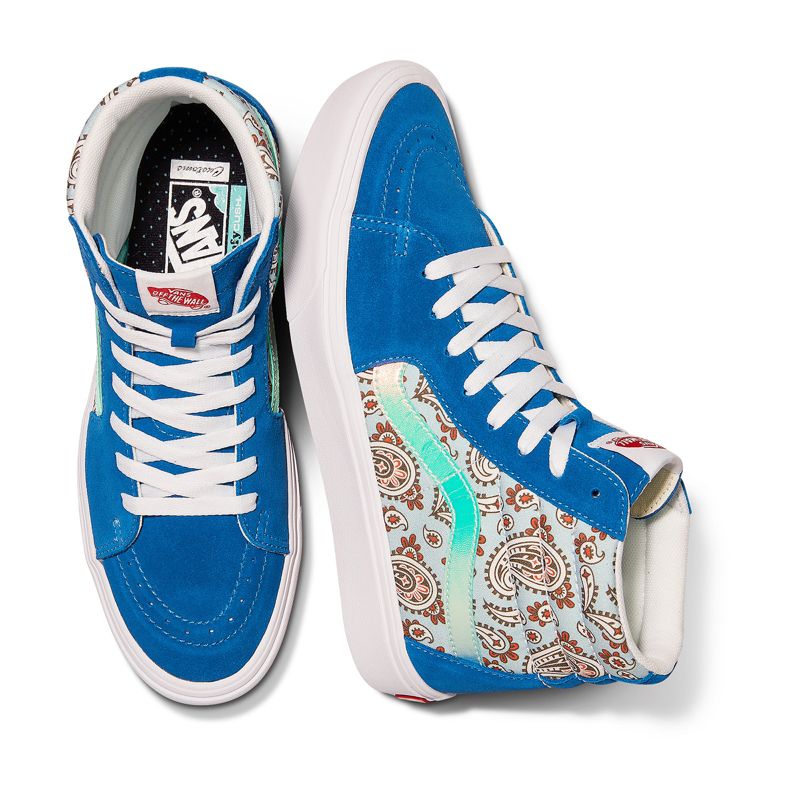 Customs Pastel Paisley ComfyCush Sk8-Hi