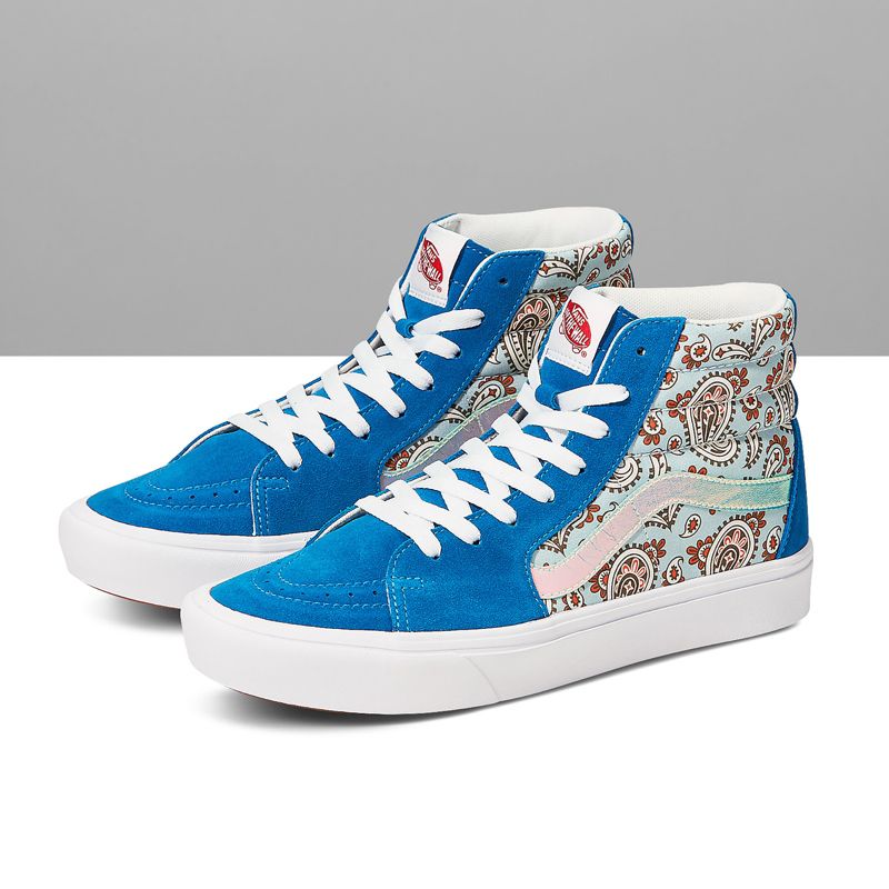 Customs Pastel Paisley ComfyCush Sk8-Hi