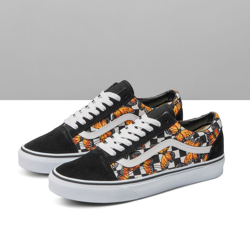 Customs Butterfly Checkerboard Old Skool