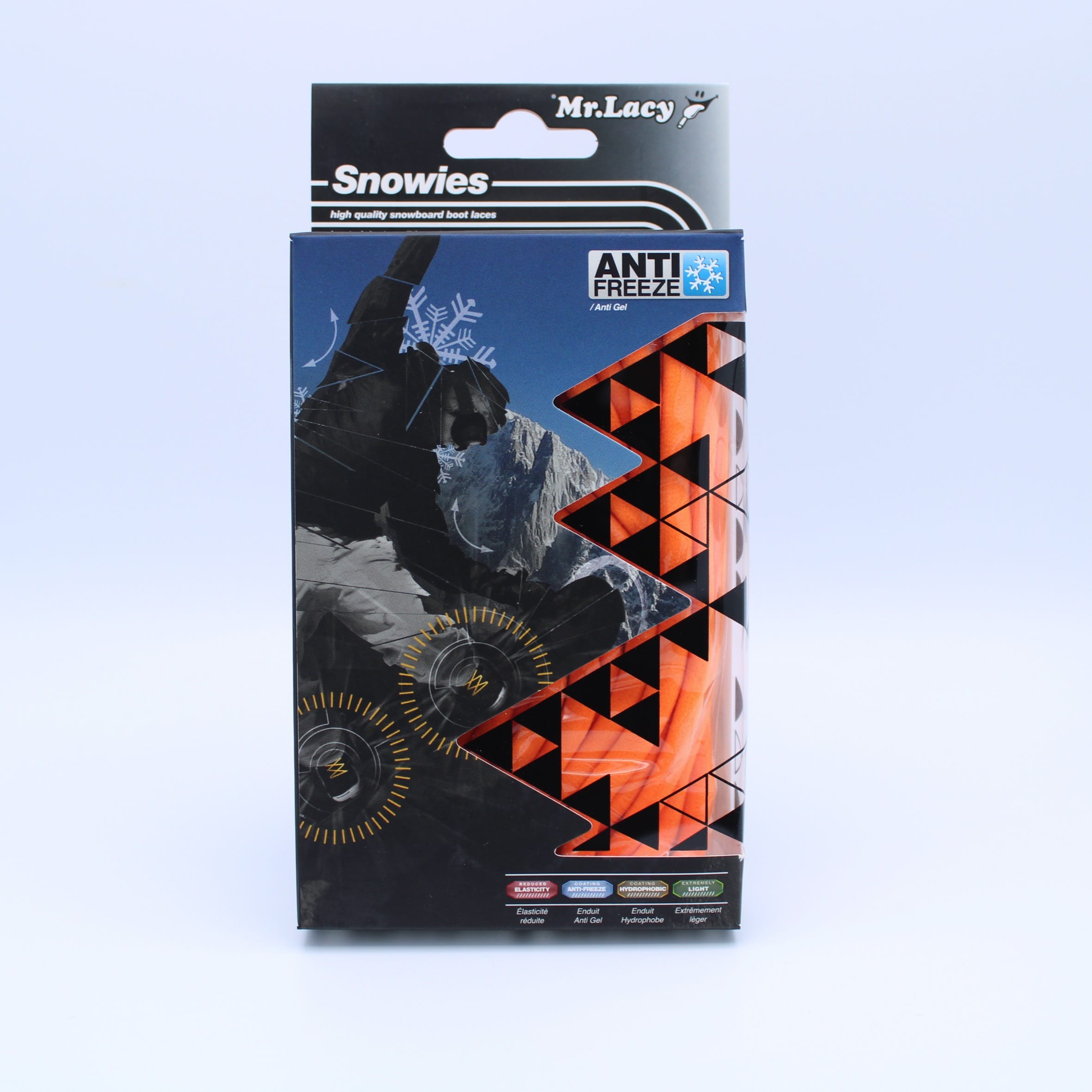 Snowies Snowboard Boot Laces · Bright Orange