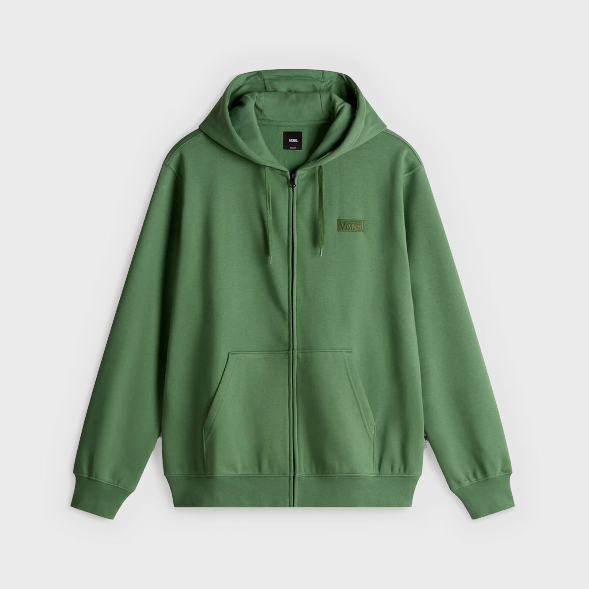Vans Mens Core Basic Full Zip Hoodie - Fairway Green