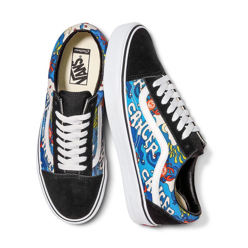 Customs Colorful Zodiac Cancer Old Skool