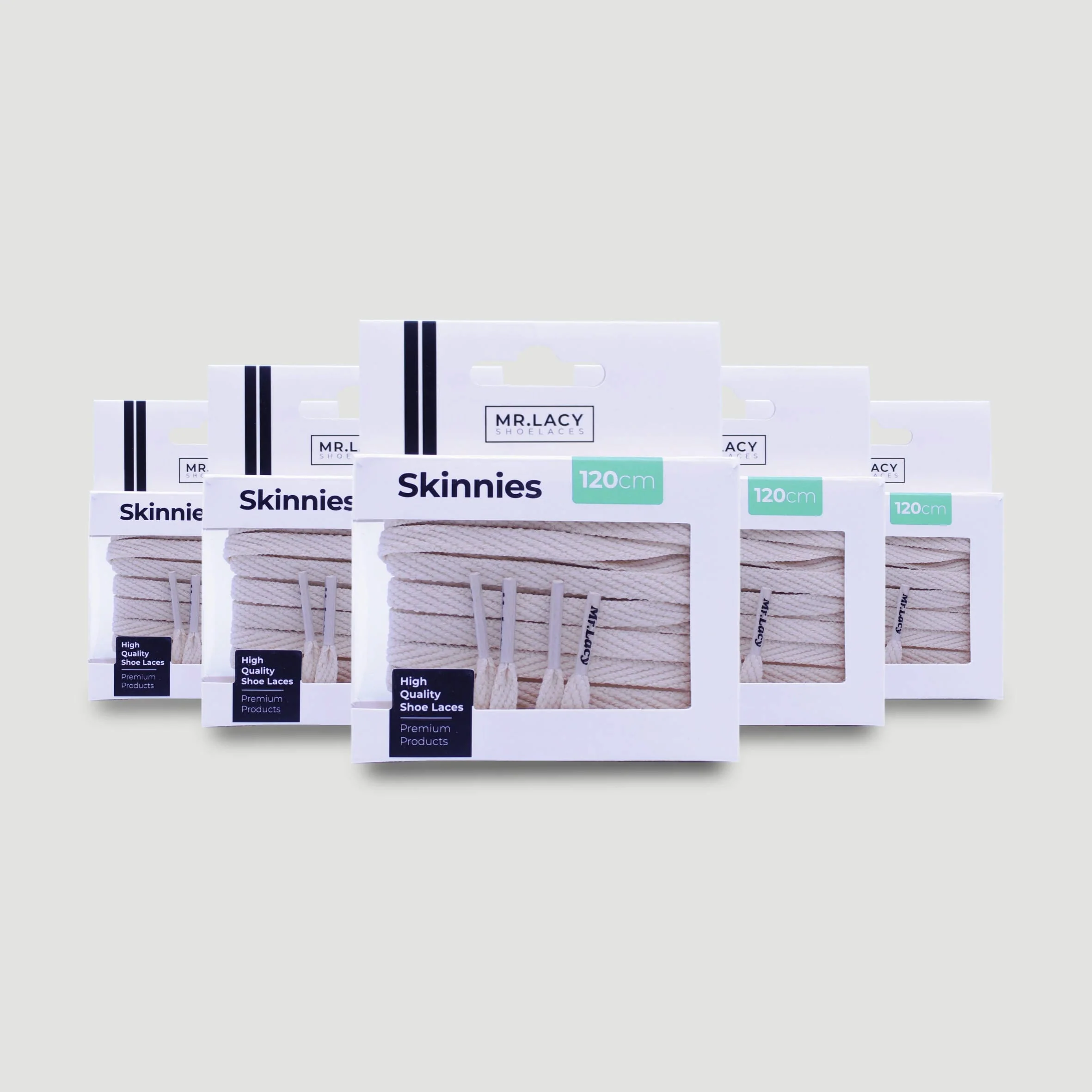 Skinnies Shoelaces · Cream