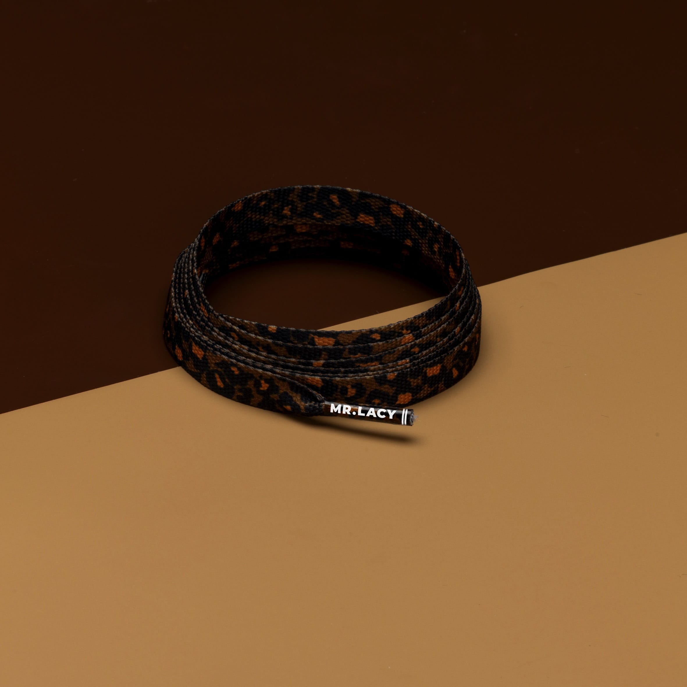 Printies Shoelaces · Leopard Brown