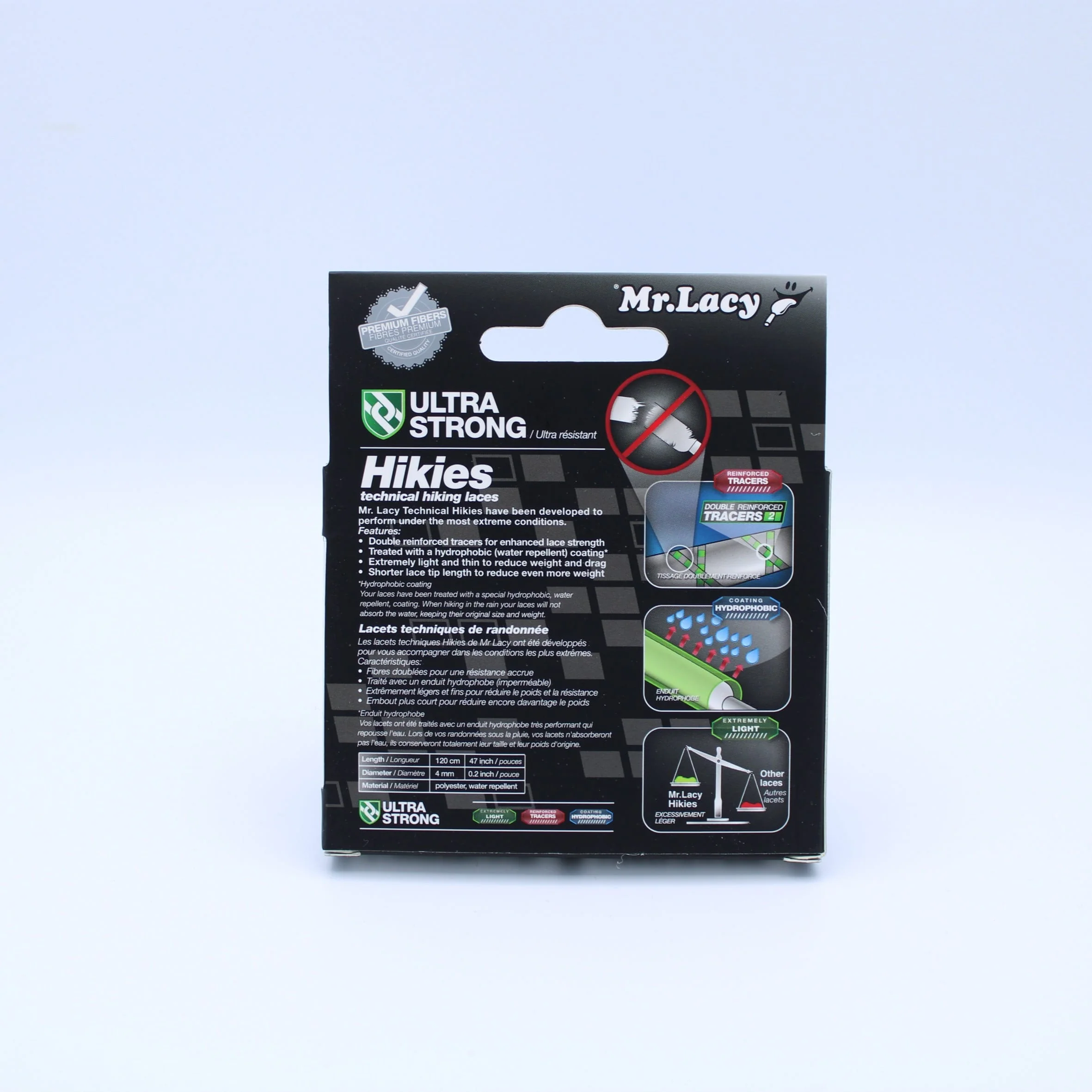 Hikies Round Boot Laces · Dark Brown/Light Brown