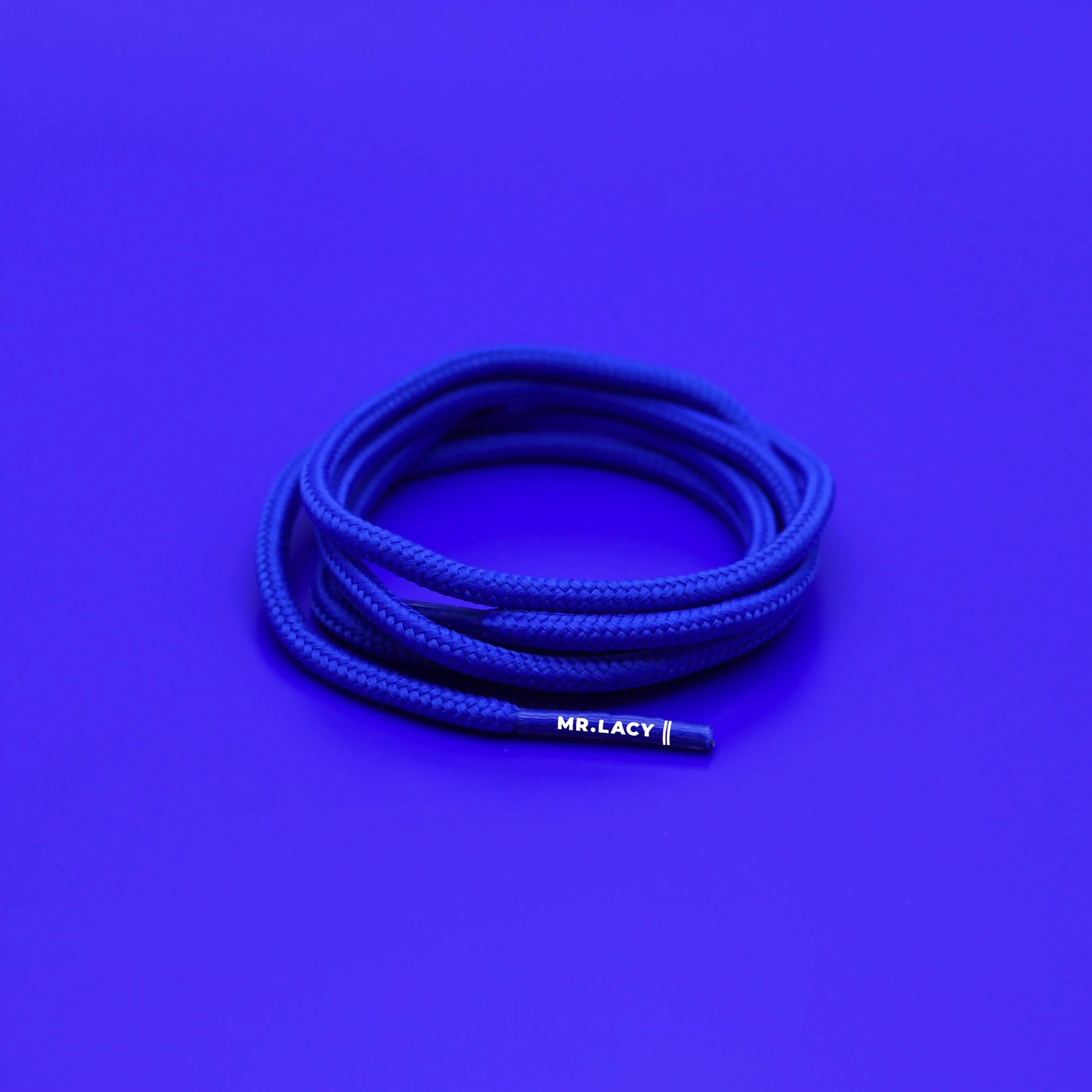 Runnies Round Shoelaces · Royal Blue