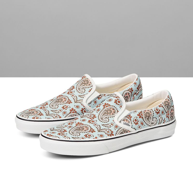 Customs Pastel Paisley Slip-On Wide
