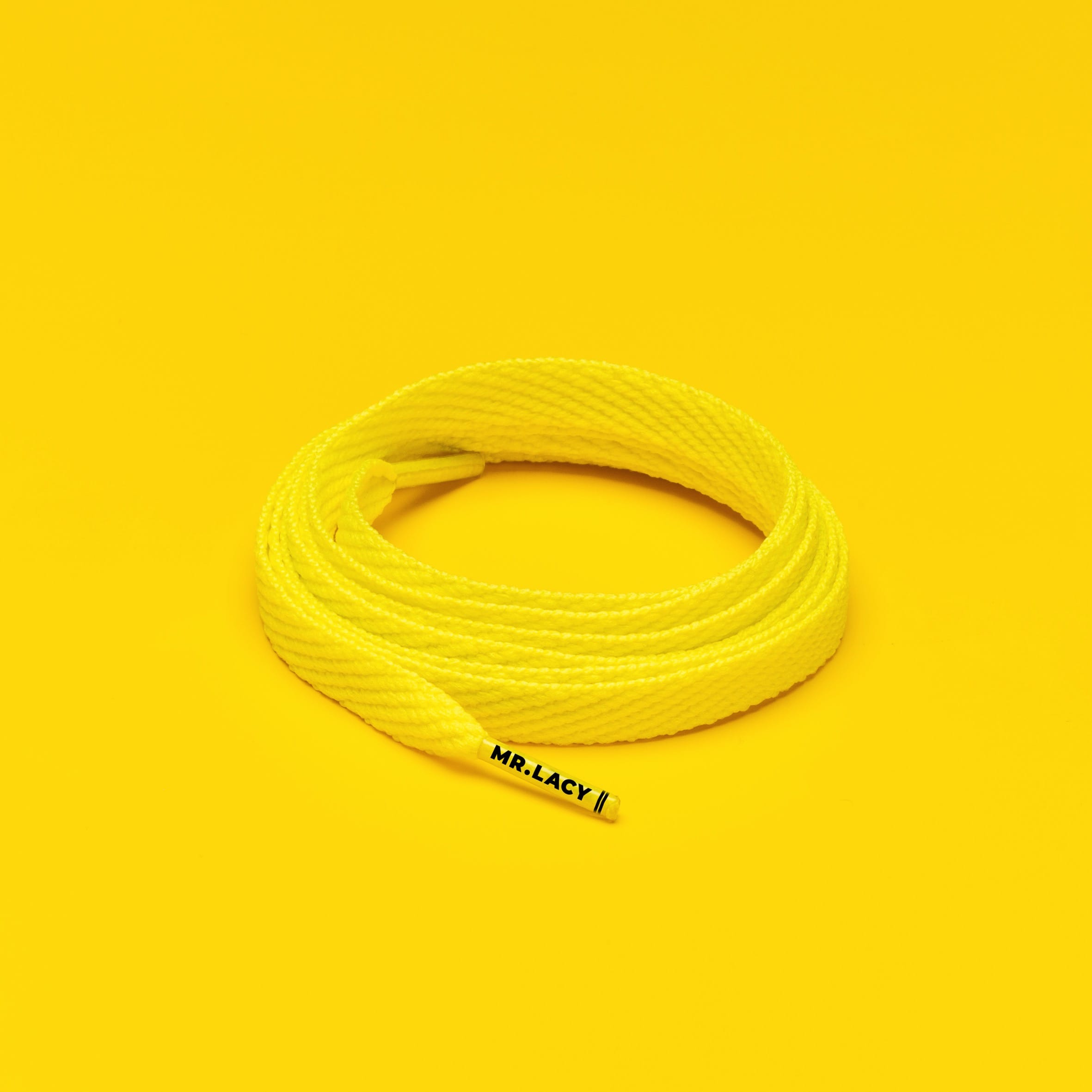 Flatties Shoelaces · Mid Yellow