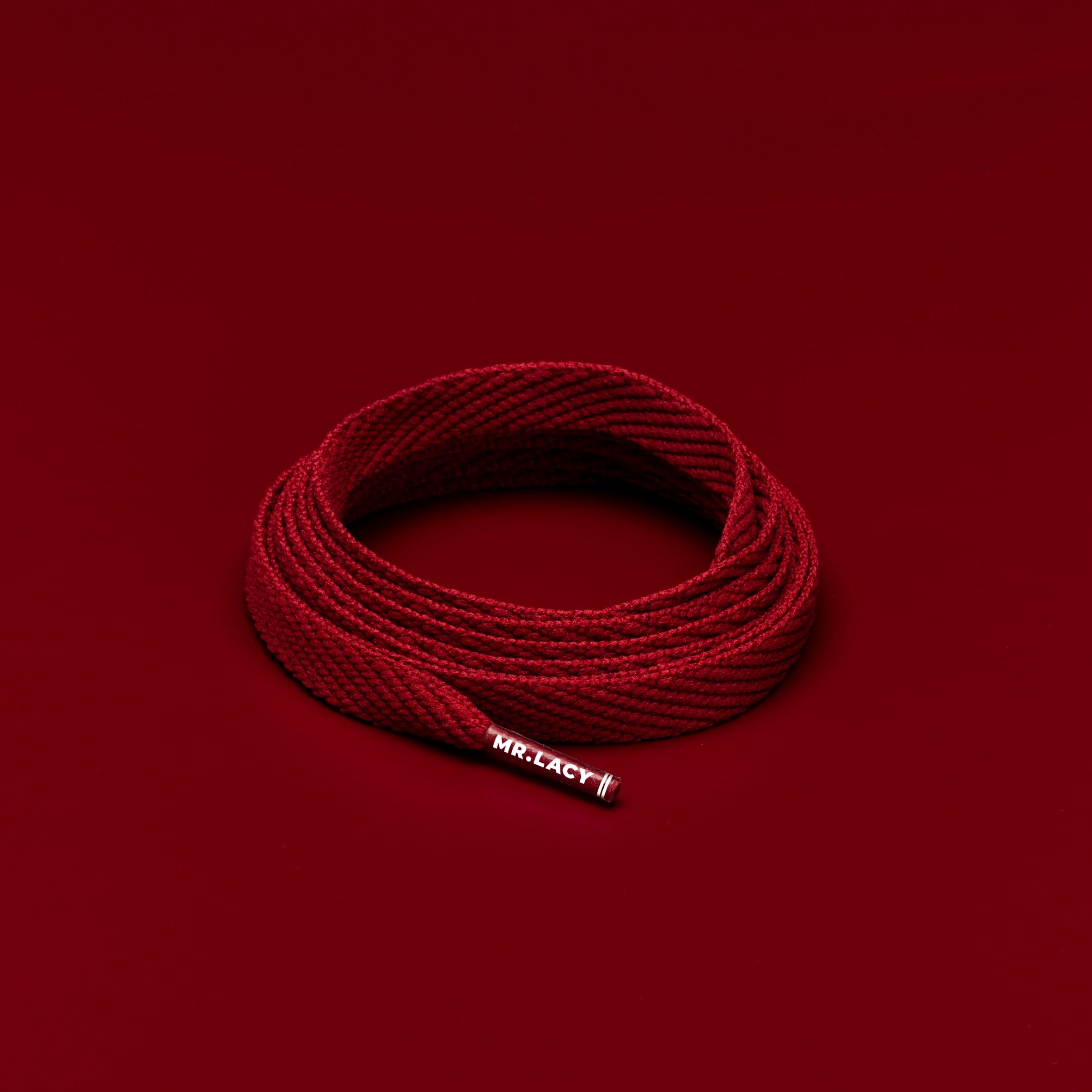 Flatties Shoelaces · Burgundy