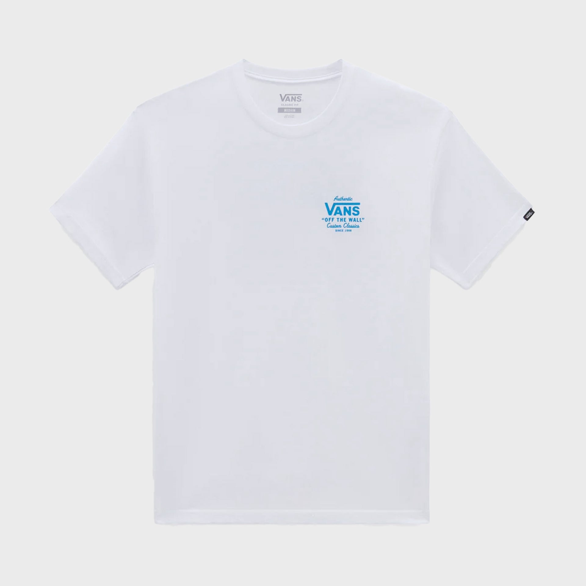 Vans Mens Holder St Classic T-Shirt T-Shirt - White/Malibu Blue