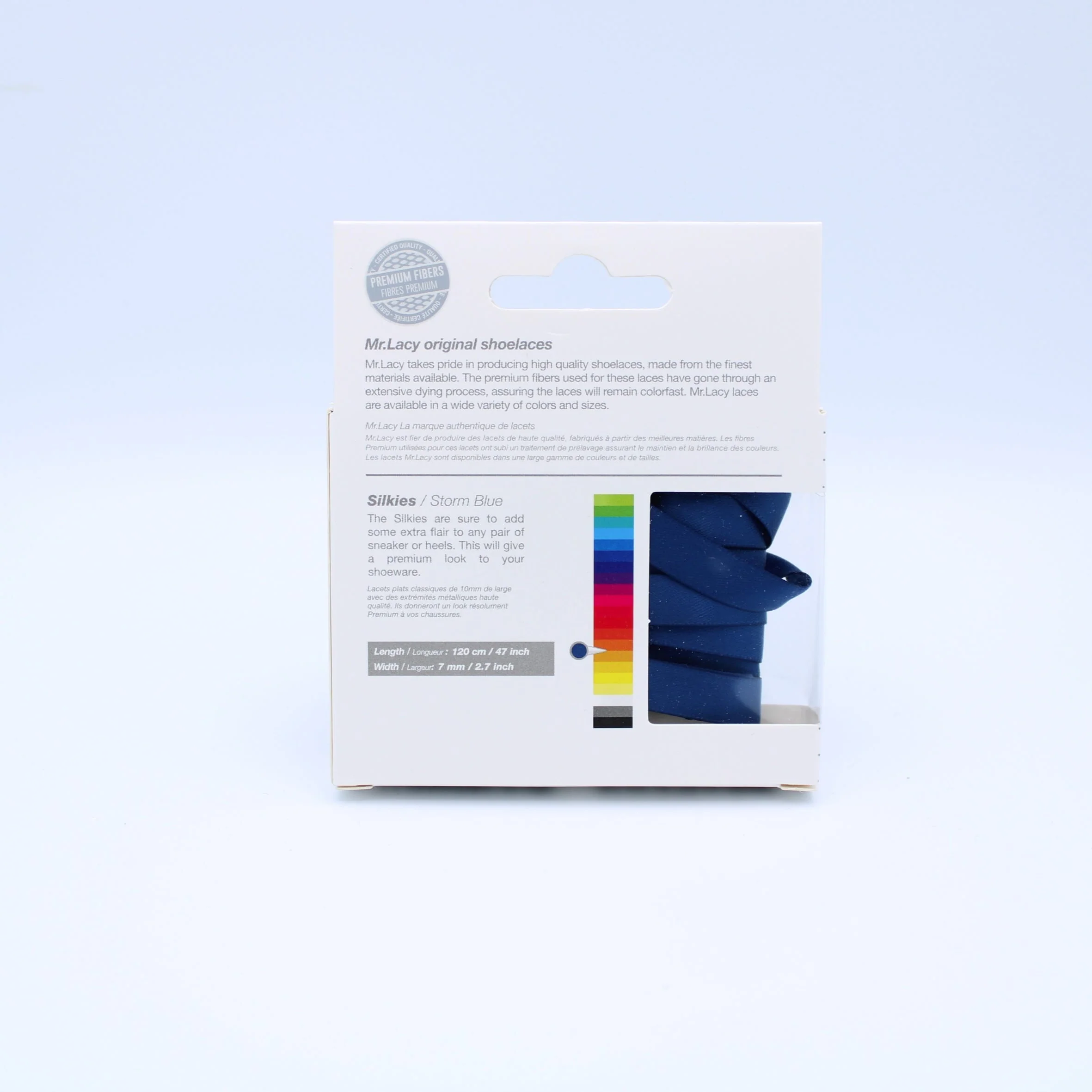 Silkies Shoelaces · Storm Blue