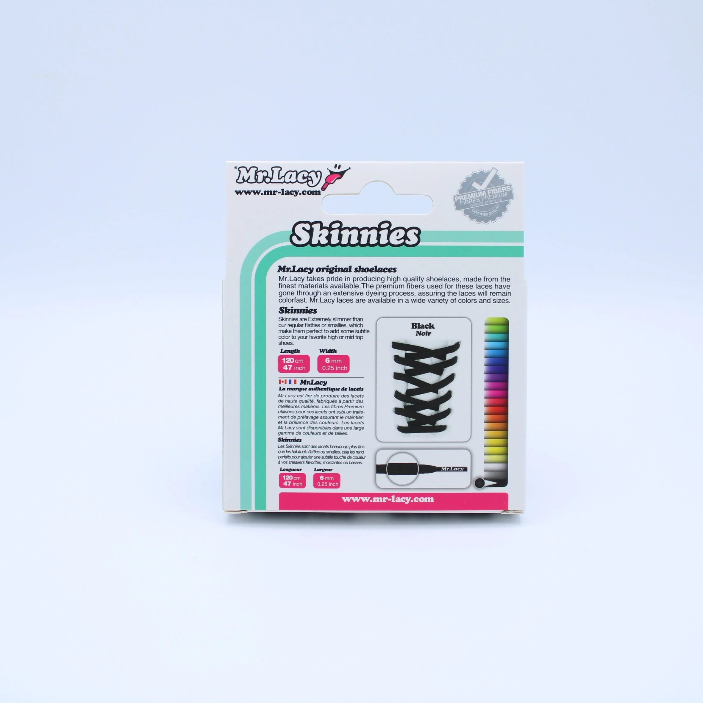 Skinnies Shoelaces · Black