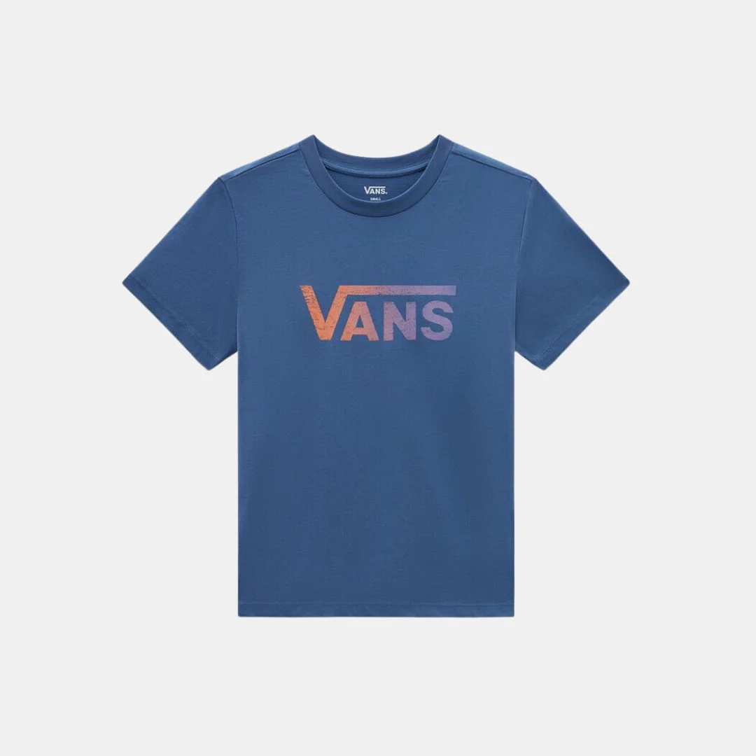 Vans Drop V SS Crew T-Shirt Bijou Blue