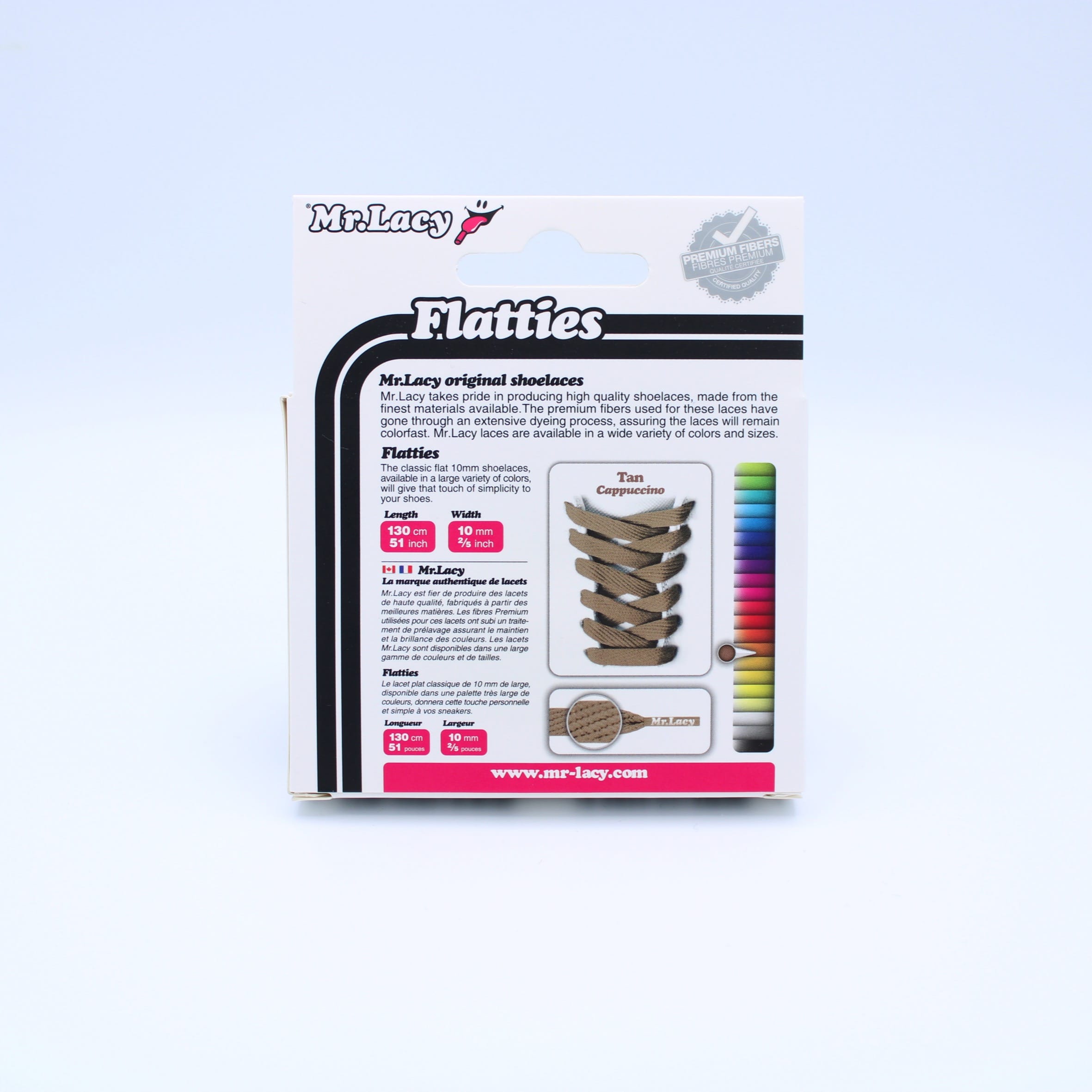 Flatties Shoelaces · Tan