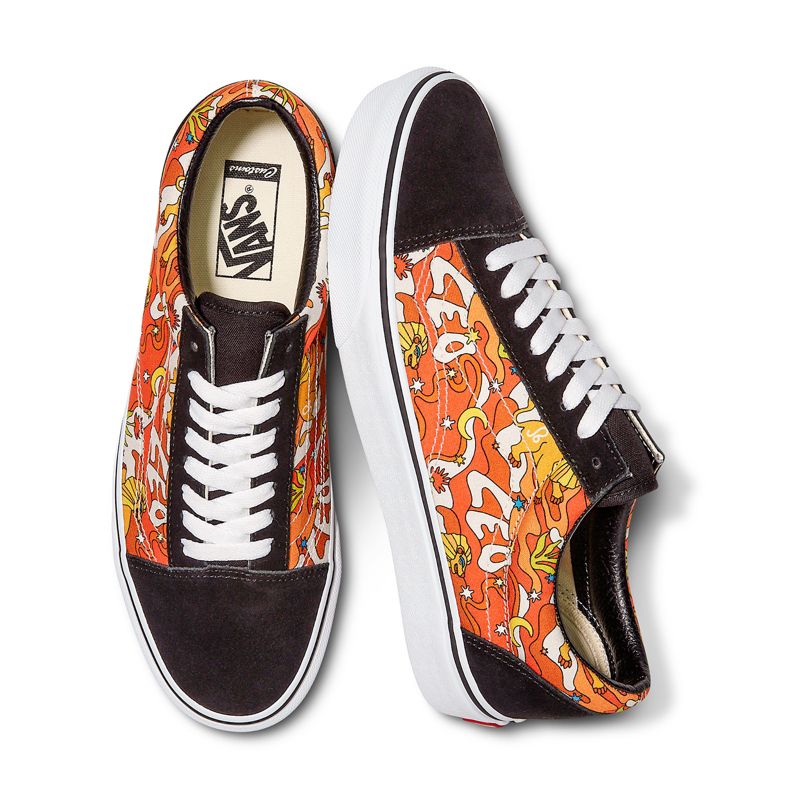 Customs Colorful Zodiac Leo Old Skool