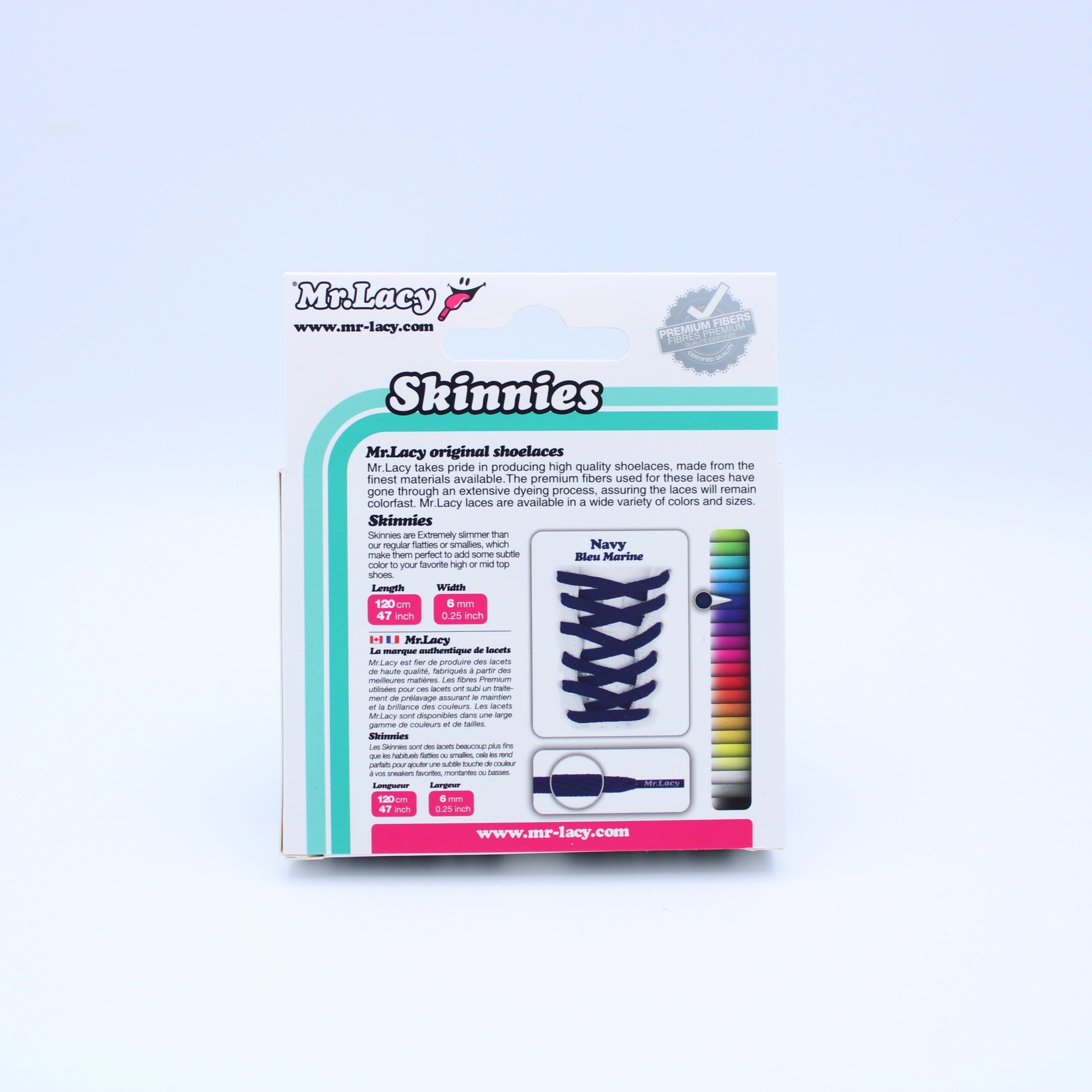 Skinnies Shoelaces · Navy