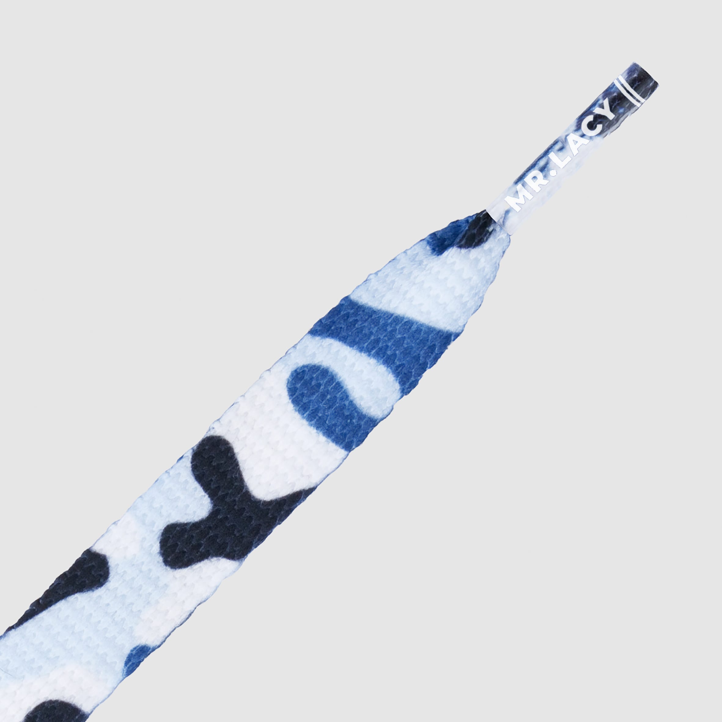 Printies Shoelaces · Blue Camo