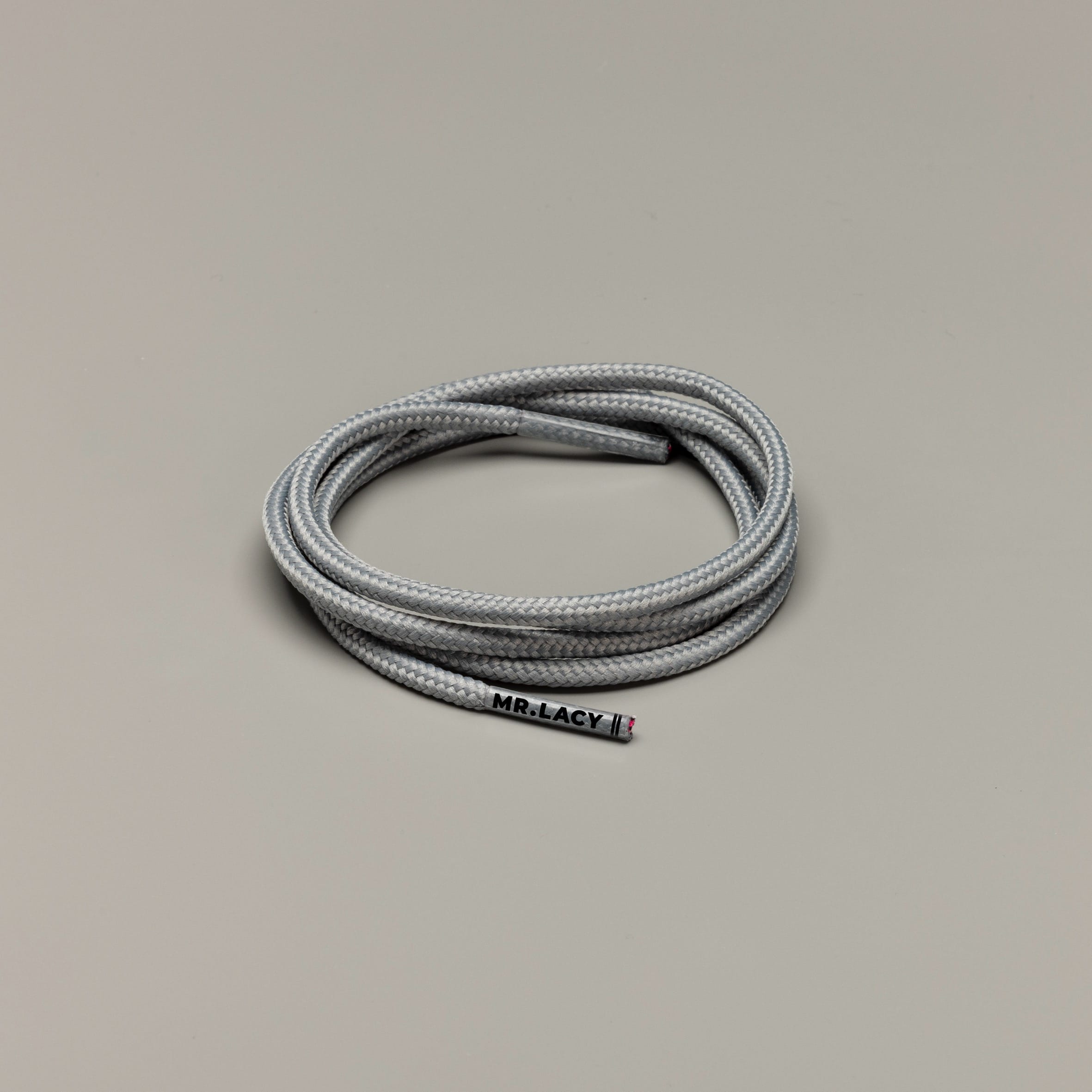 Runnies Round Shoelaces · Grey