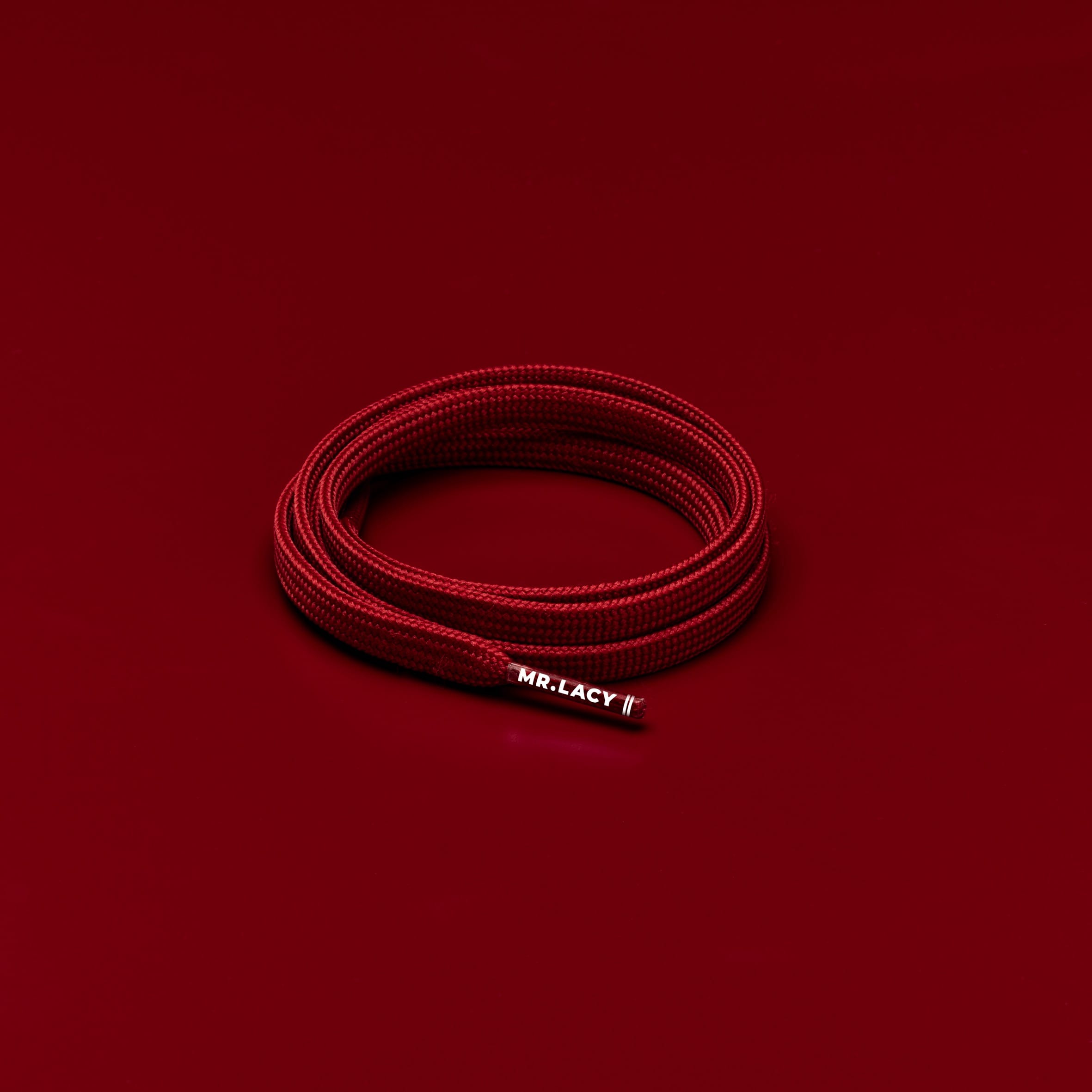 Runnies Flat Shoelaces · Burgundy