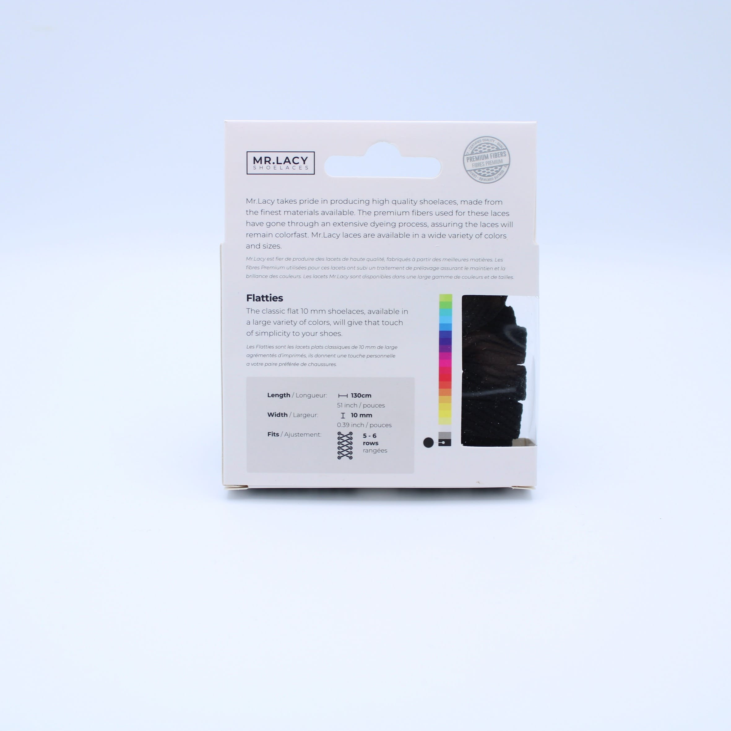 Flatties Shoelaces · Black