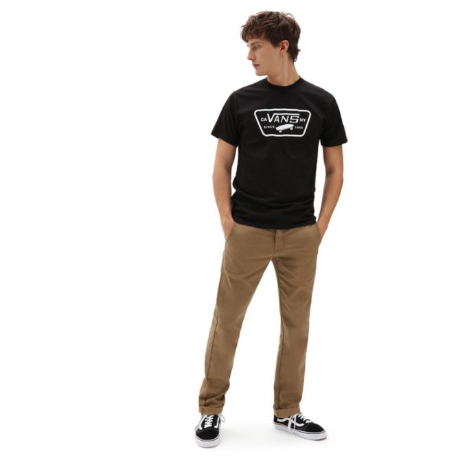 Vans Mens Full Patch T-Shirt - Black/White