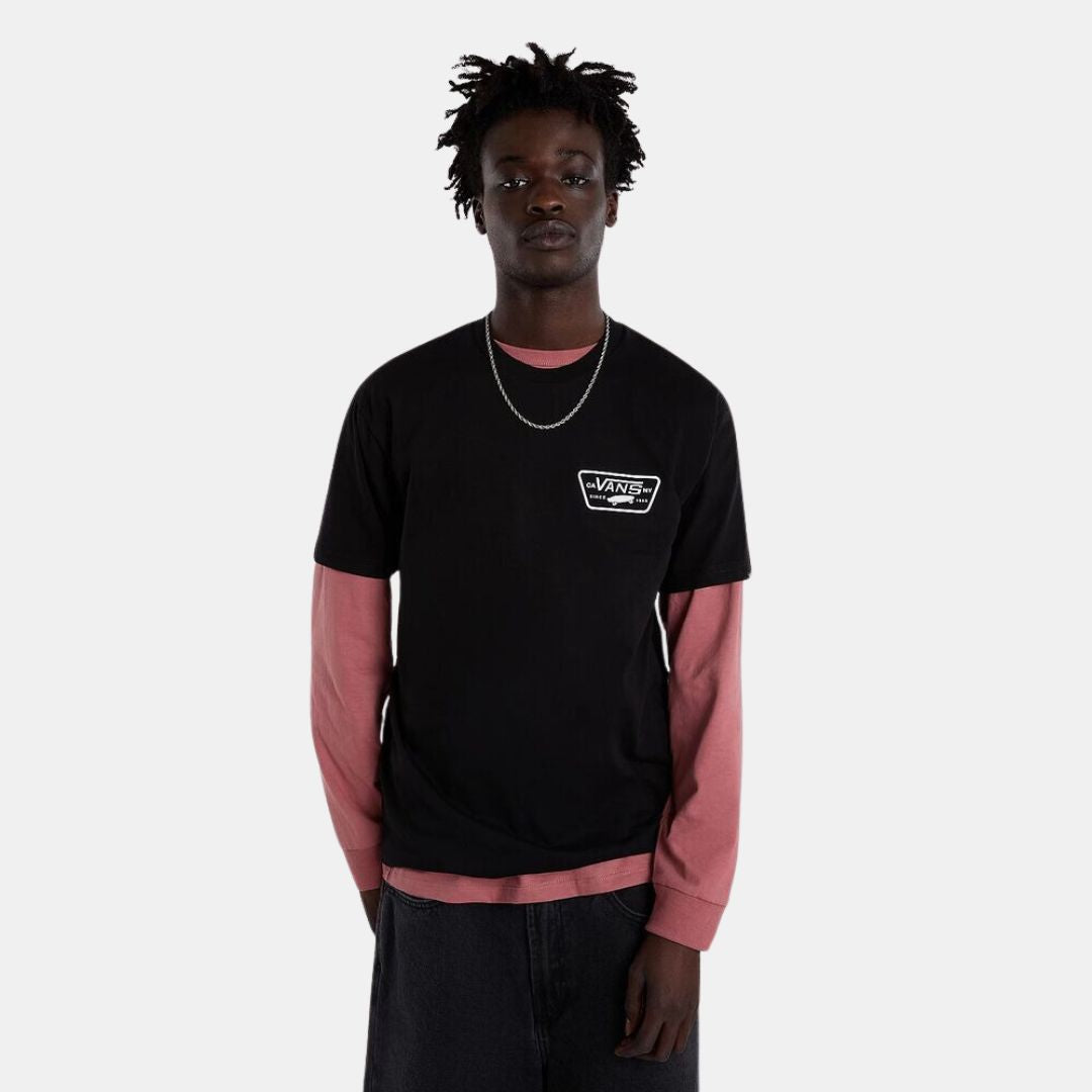 Vans Full Patch Back T-Shirt Black & White