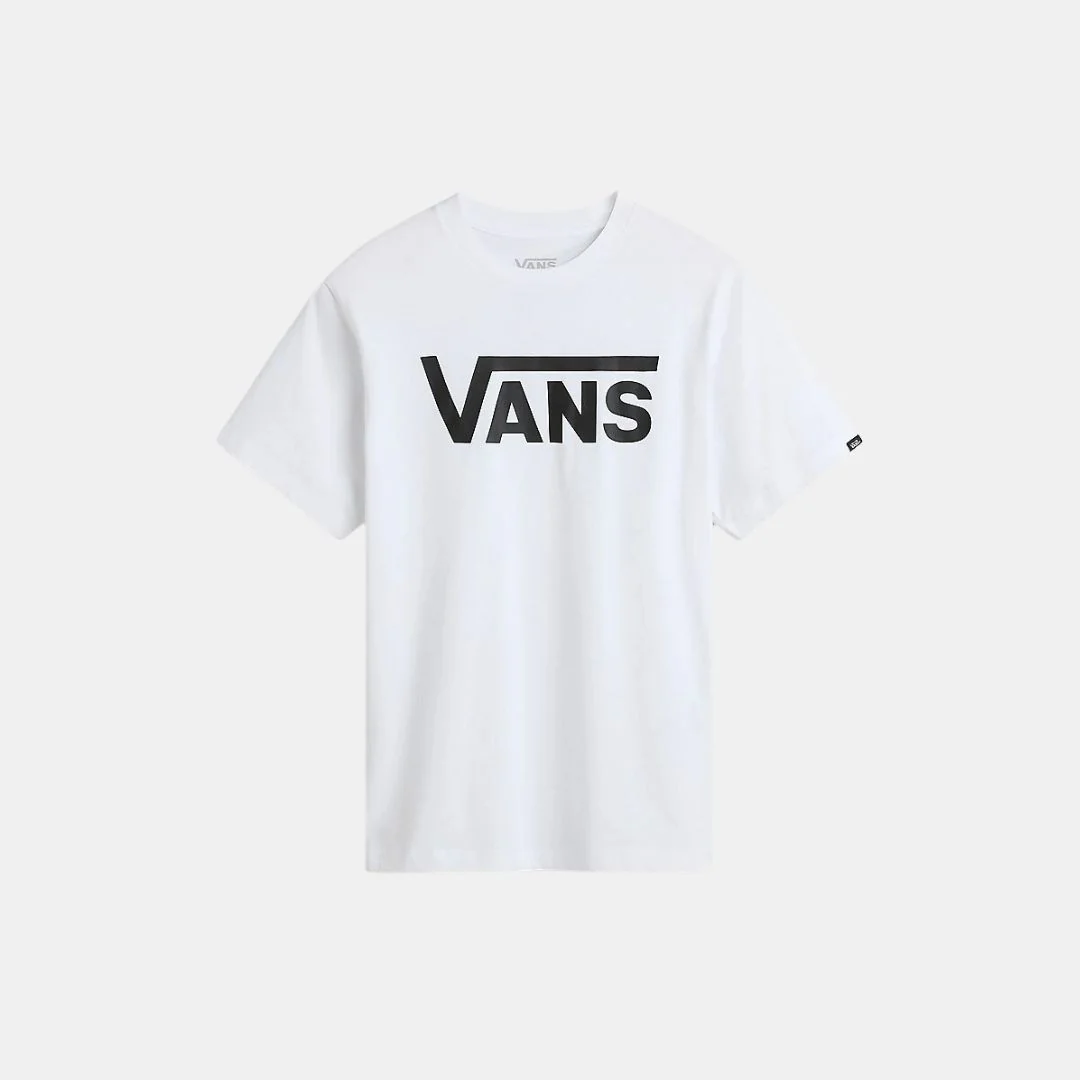 Vans Classic Boys T-Shirt Kid's White & Black