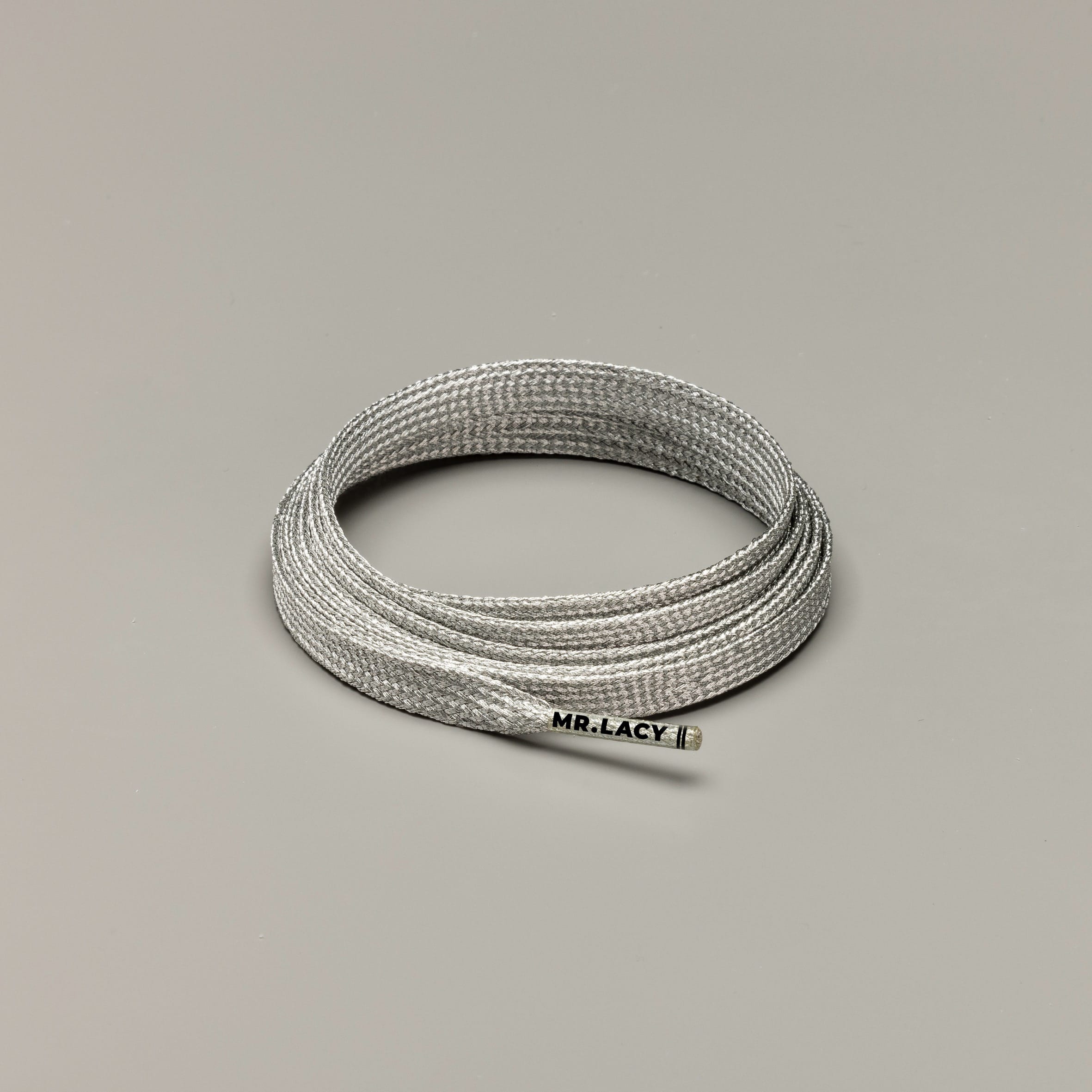 Flatties Shoelaces · Silver