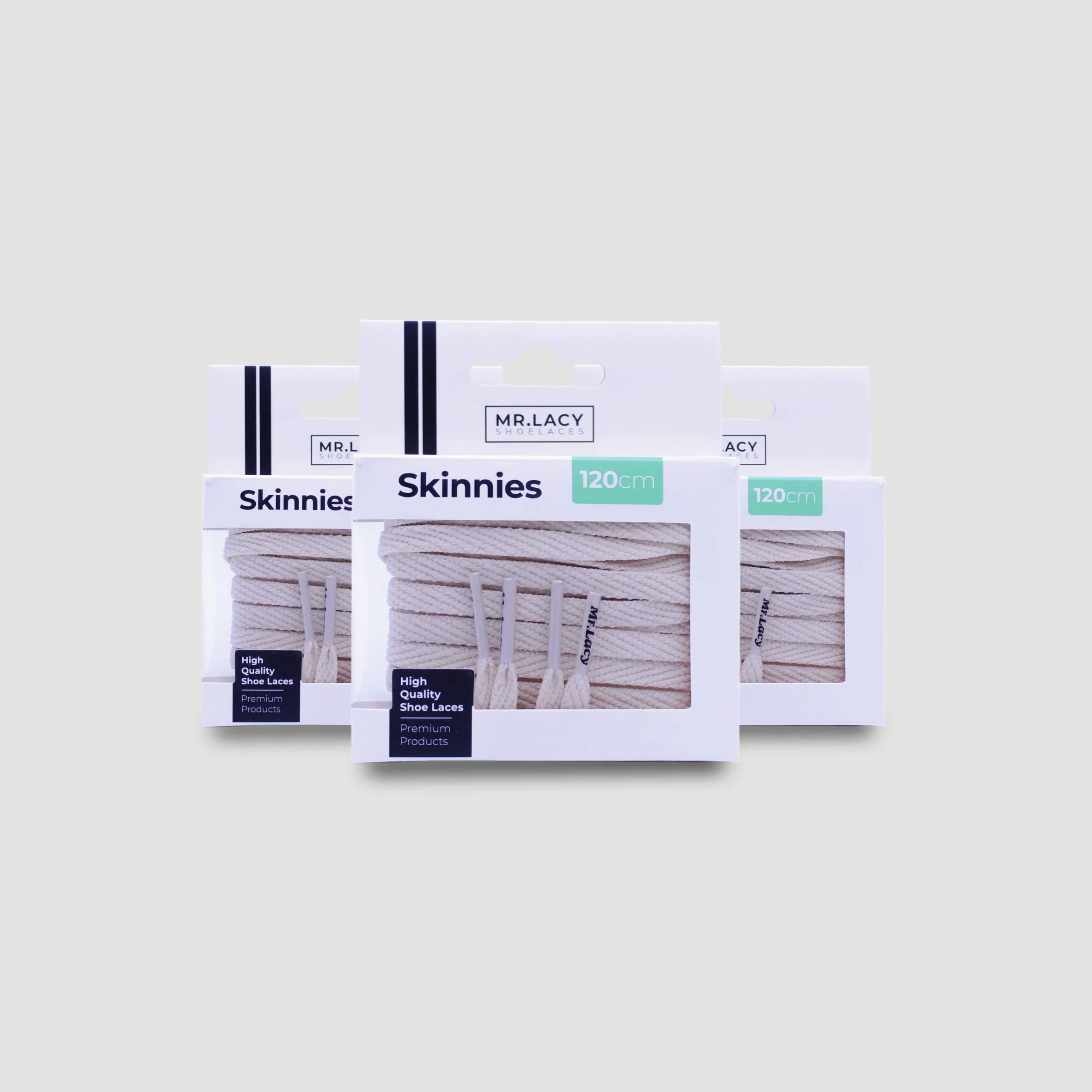 Skinnies Shoelaces · Cream