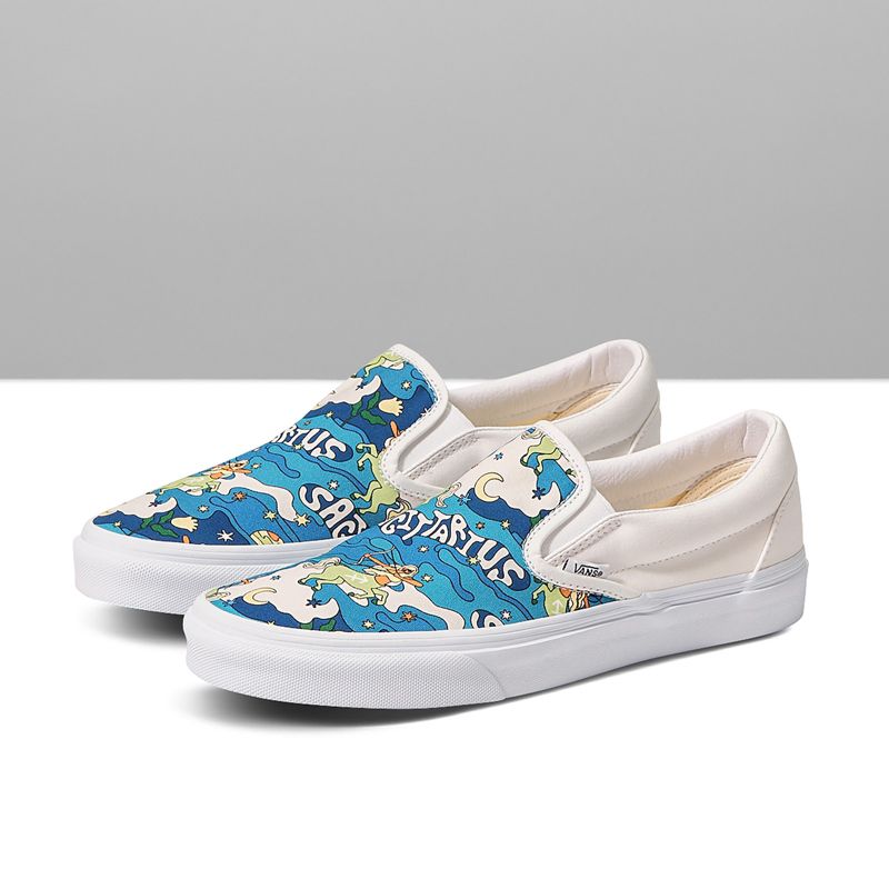 Customs Colorful Zodiac Sagittarius Slip-On