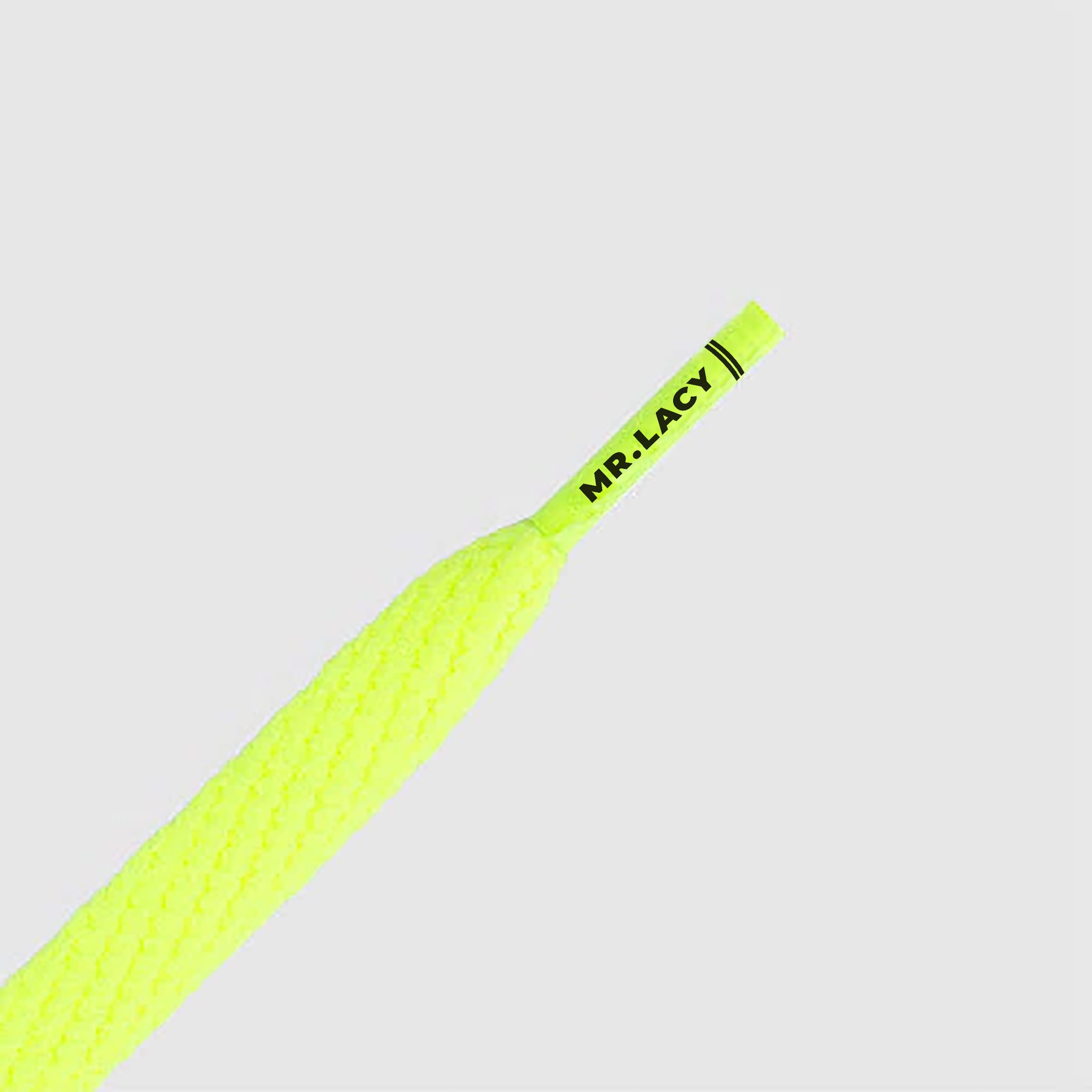 Smallies Shoelaces · Neon Lime Yellow