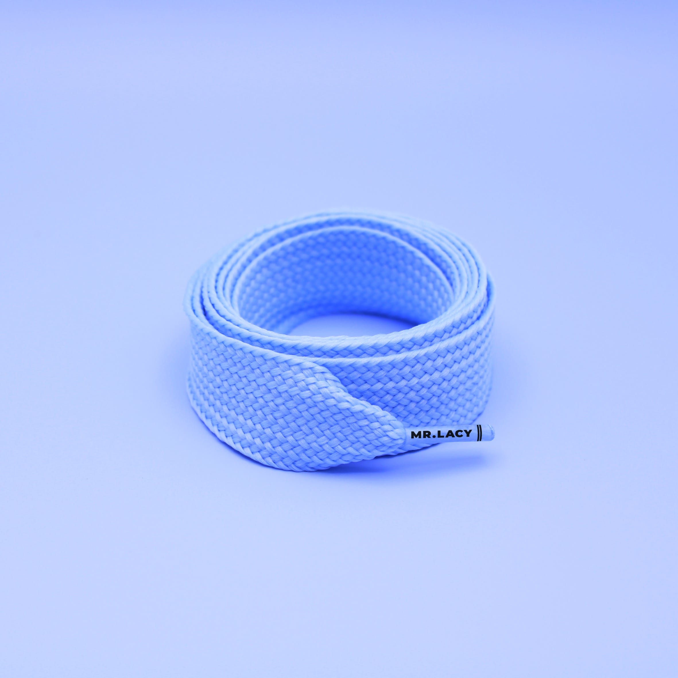 Fatties Shoelaces · Pastel Baby Blue