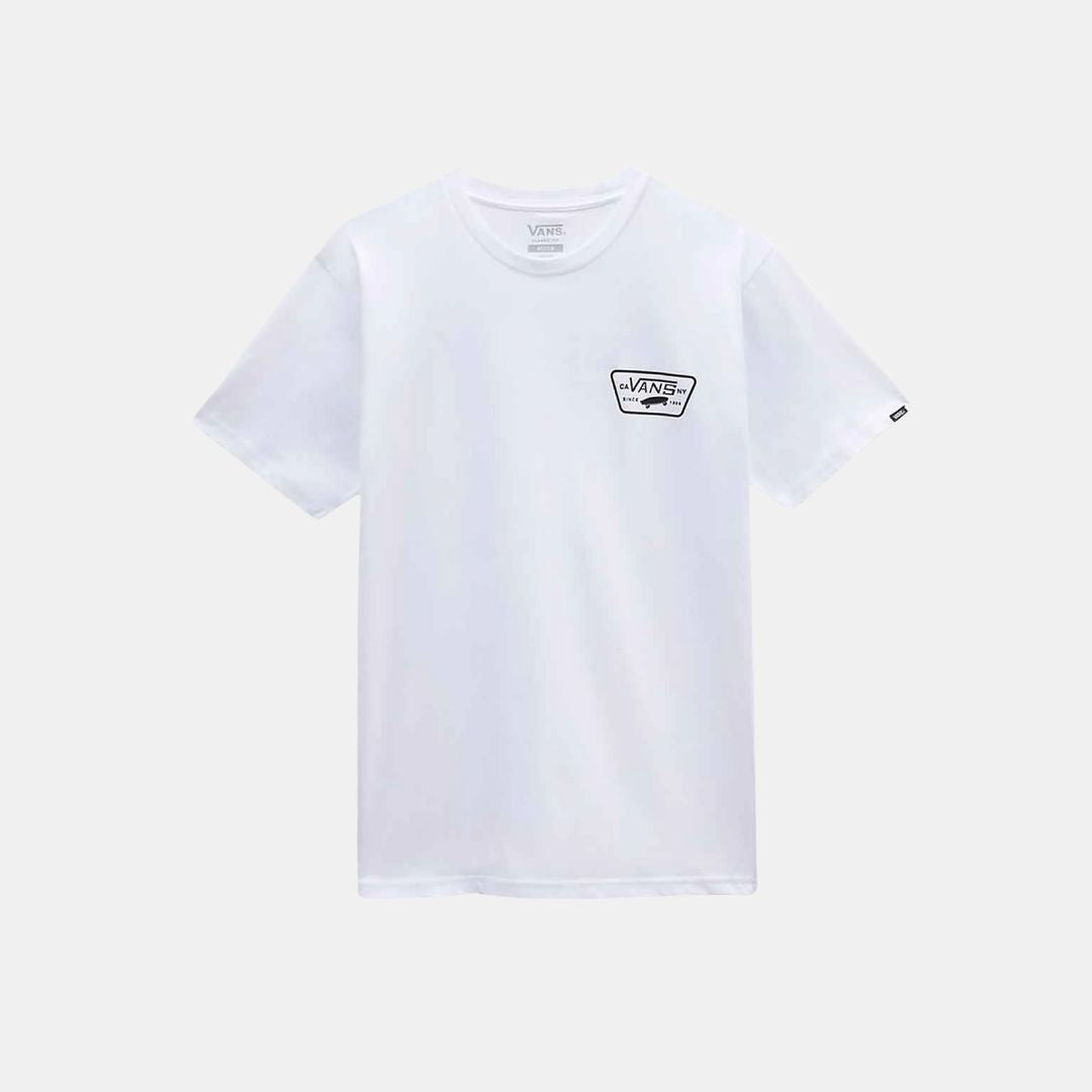 Vans Full Patch Back T-Shirt White & Black