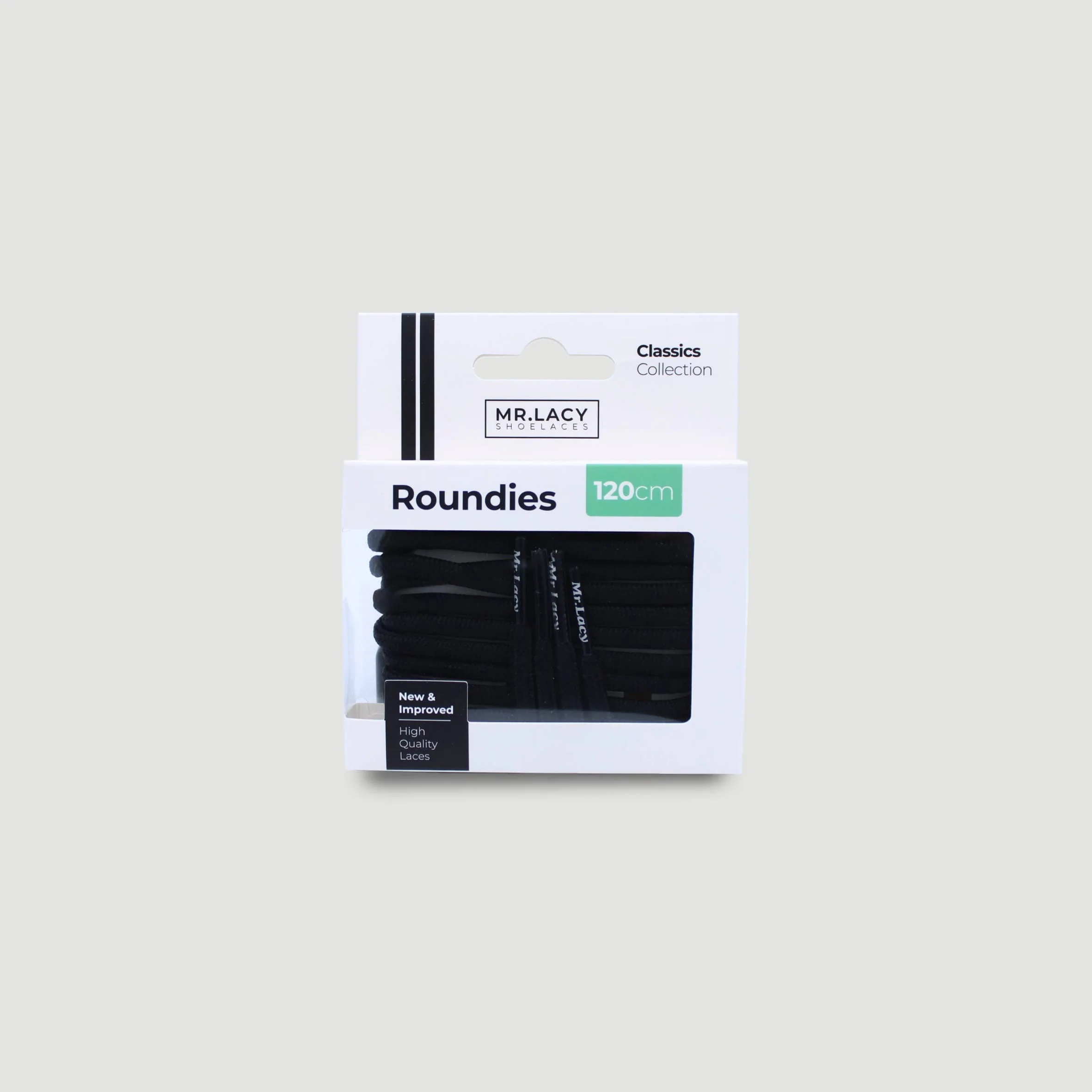 Roundies Shoelaces · Black