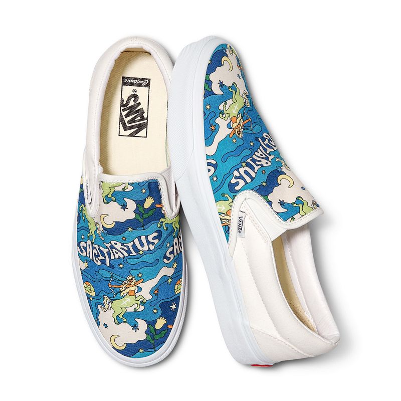 Customs Colorful Zodiac Sagittarius Slip-On