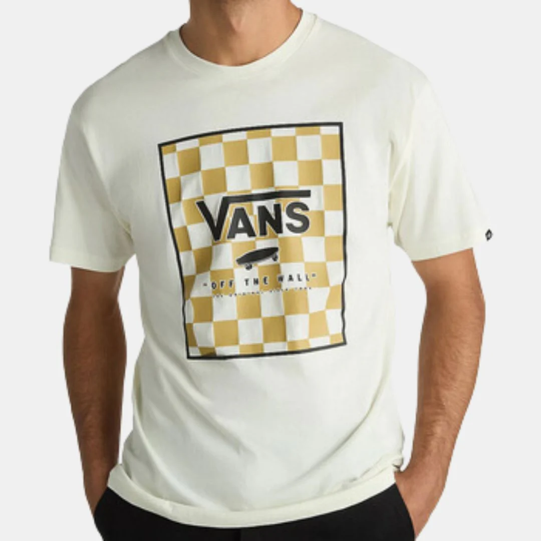 Vans Classic Print Box T-Shirt Marshmallow Black