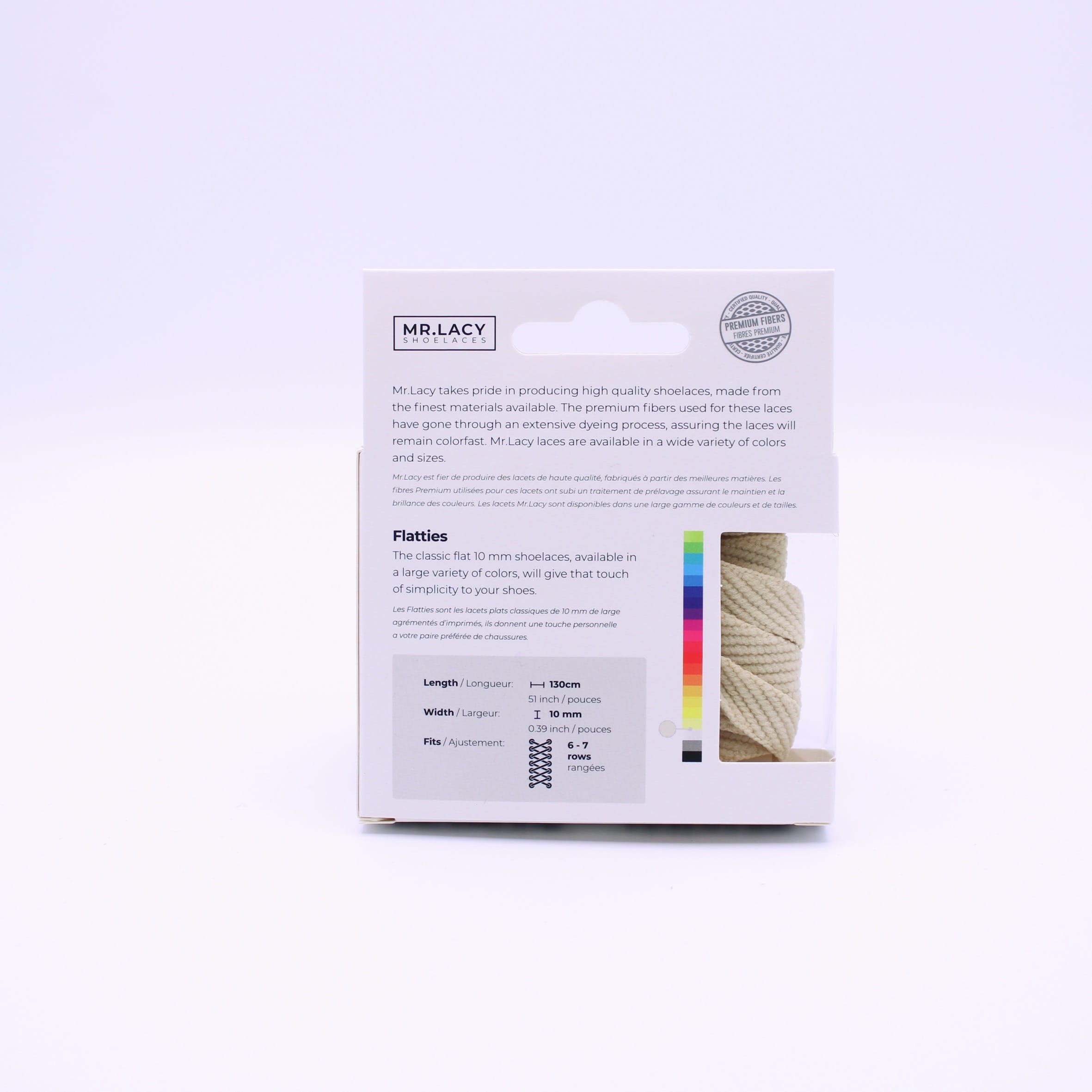 Flatties Shoelaces · Cream