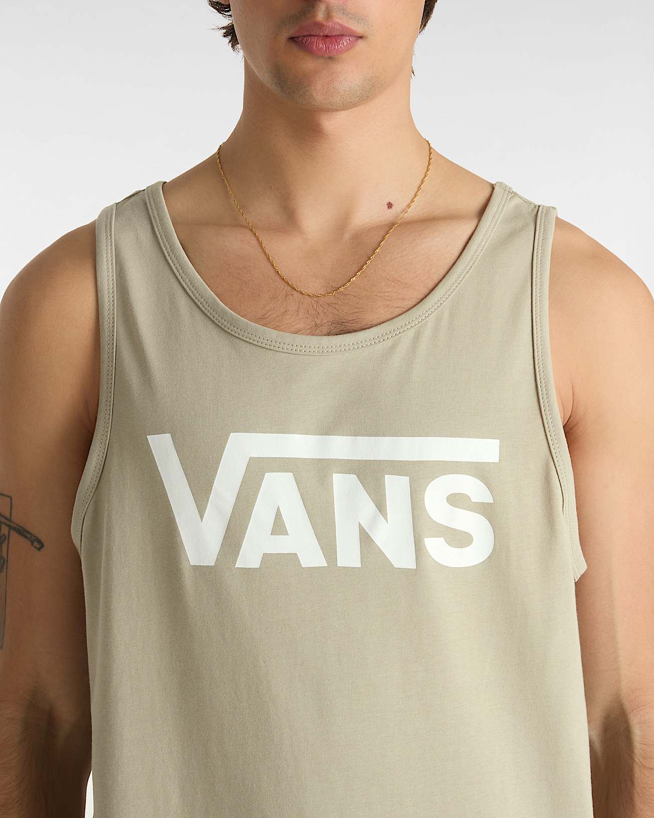 Vans Mens Classic Tank T-Shirt - London Fog Grey
