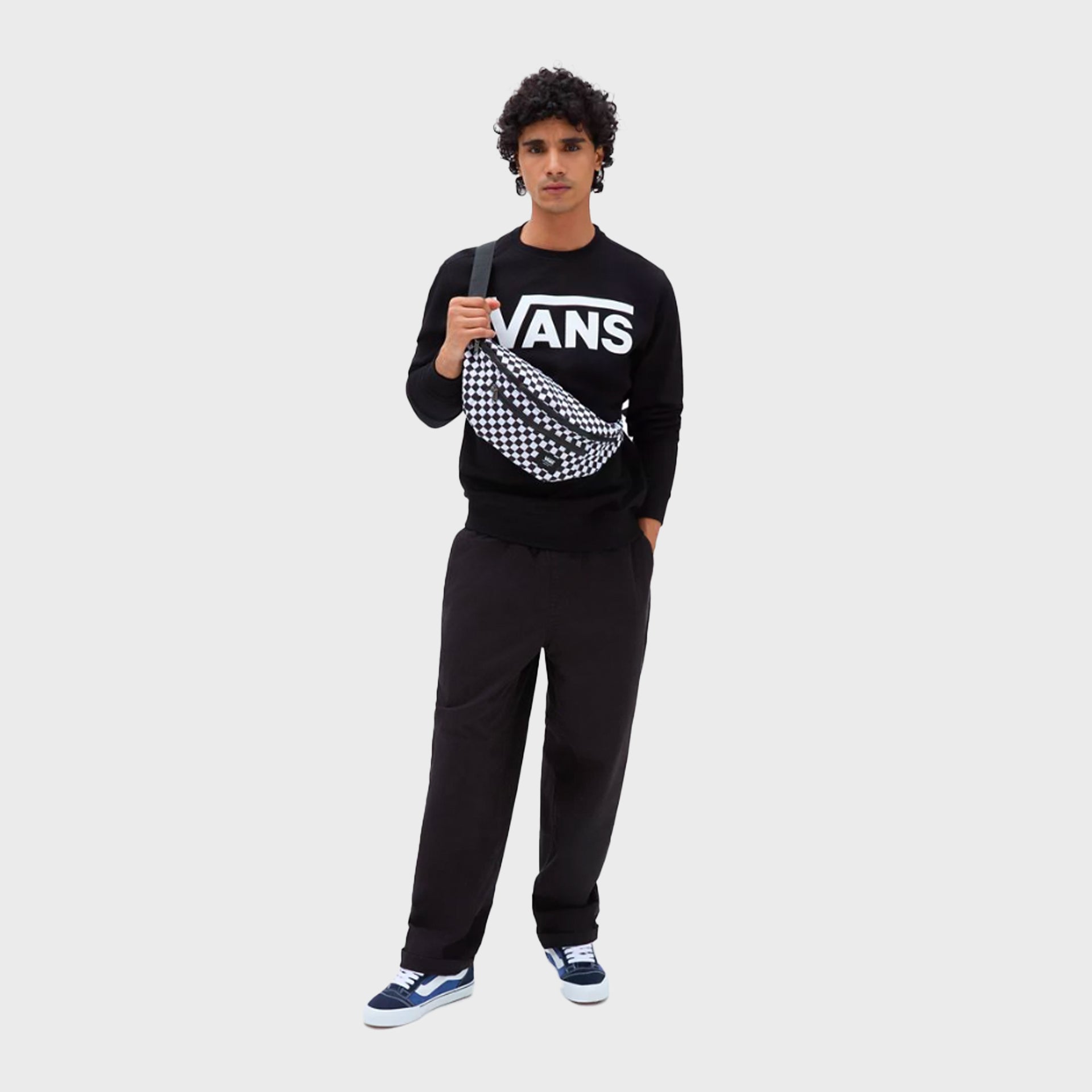 Vans Classic Crew Mens Sweater - Black/White