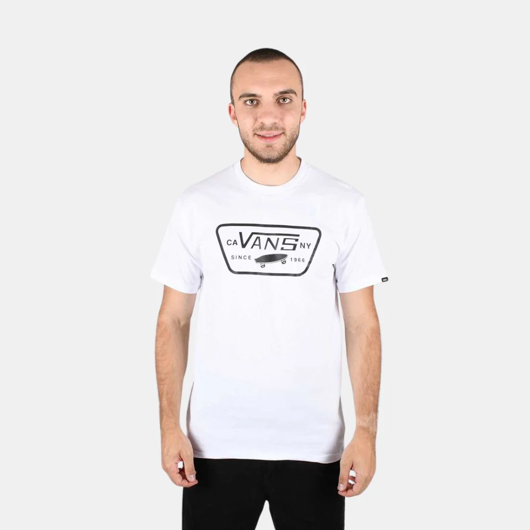 Vans Full Patch T-Shirt White Black