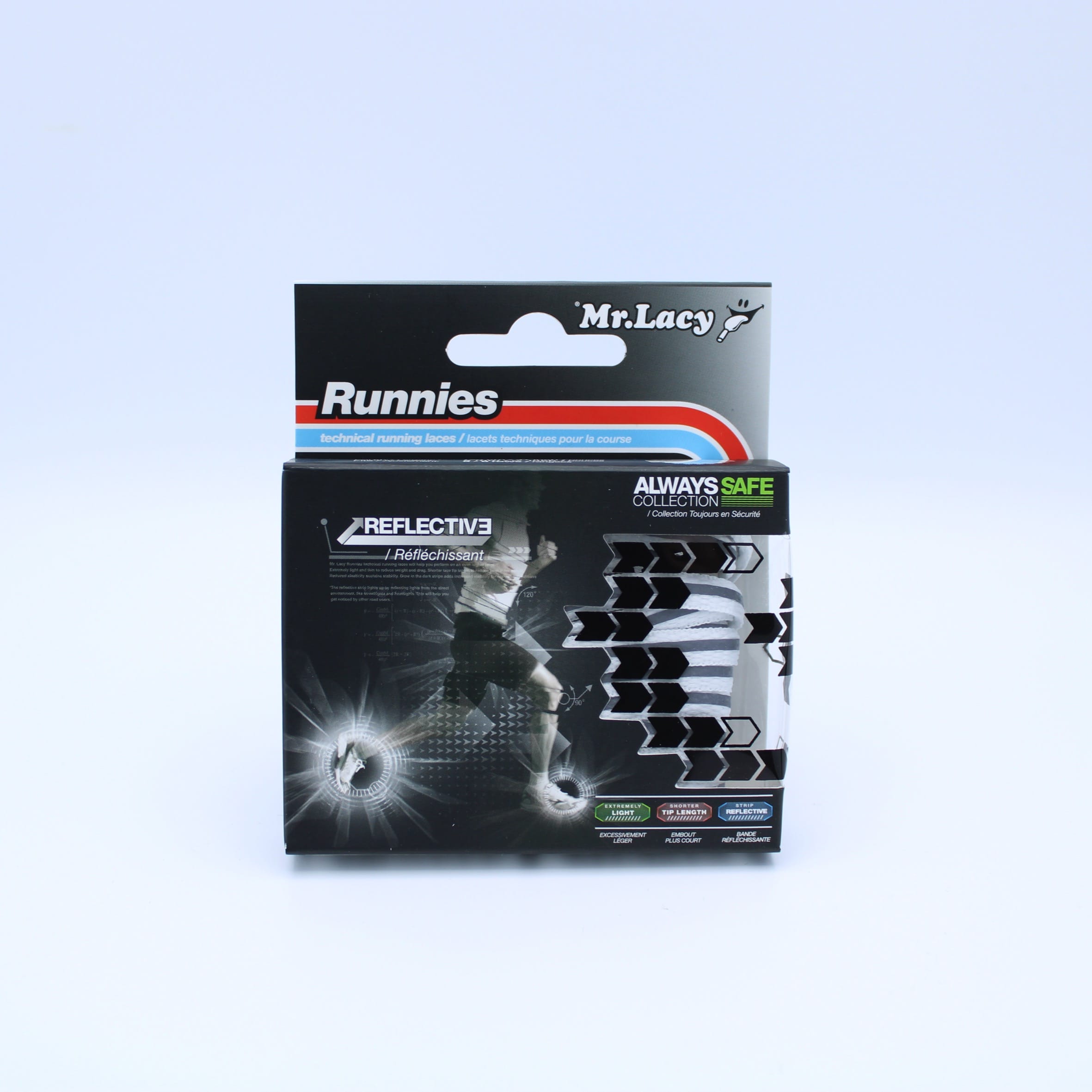 Runnies Reflective Shoelaces · White