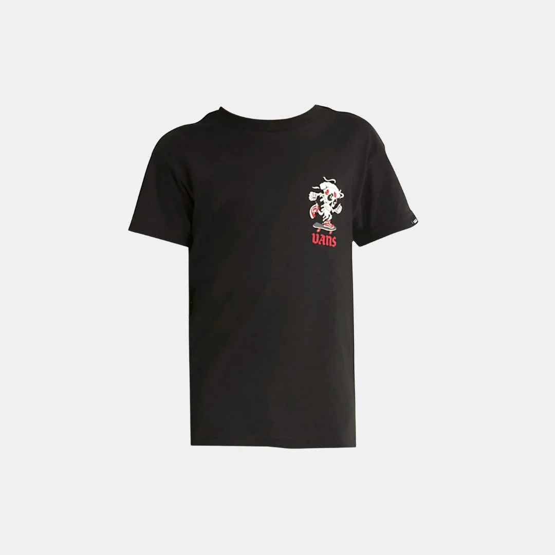 Vans Pizza Skull T-Shirt Kid's Black