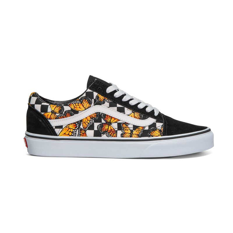 Customs Butterfly Checkerboard Old Skool