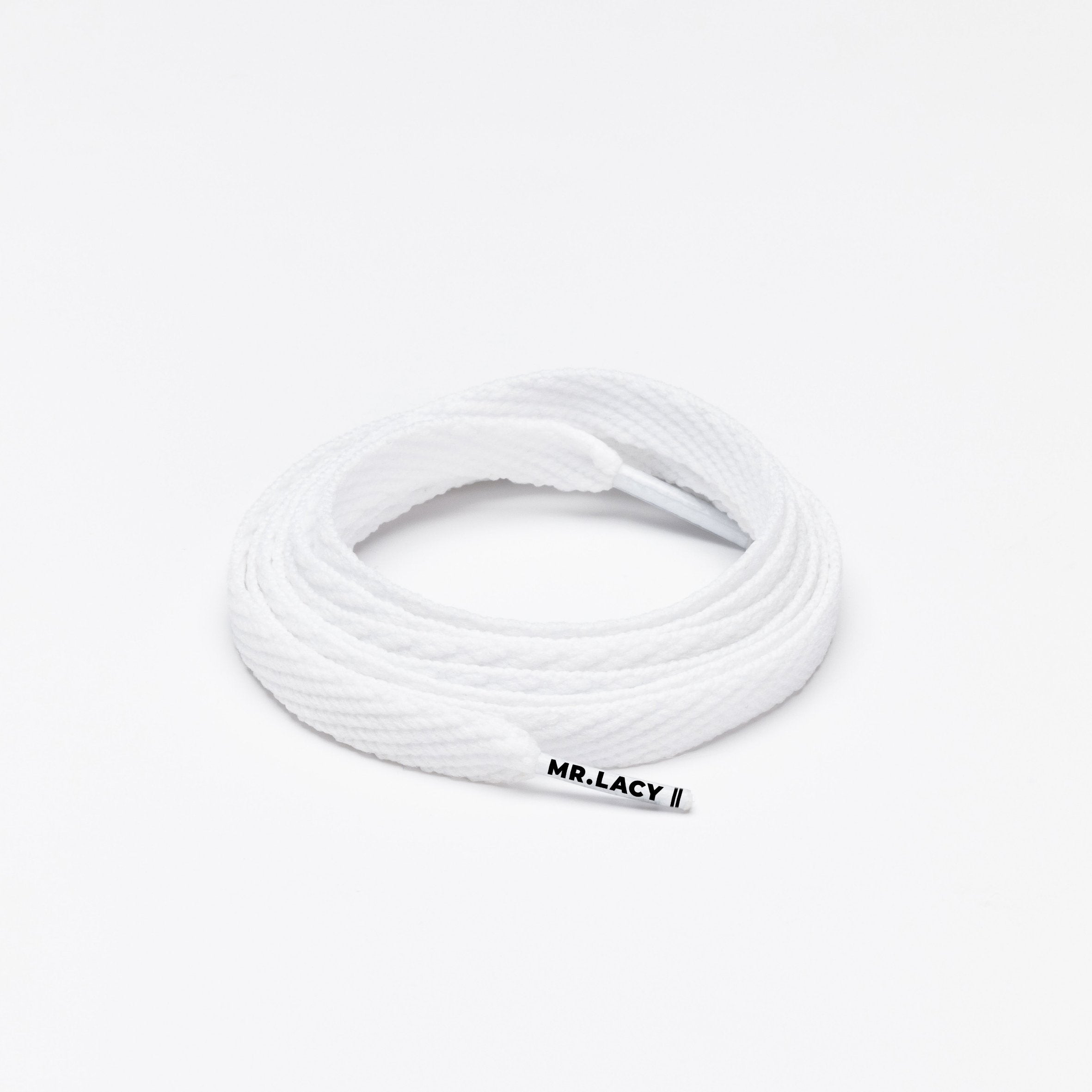 Junior Flatties Shoelaces · White