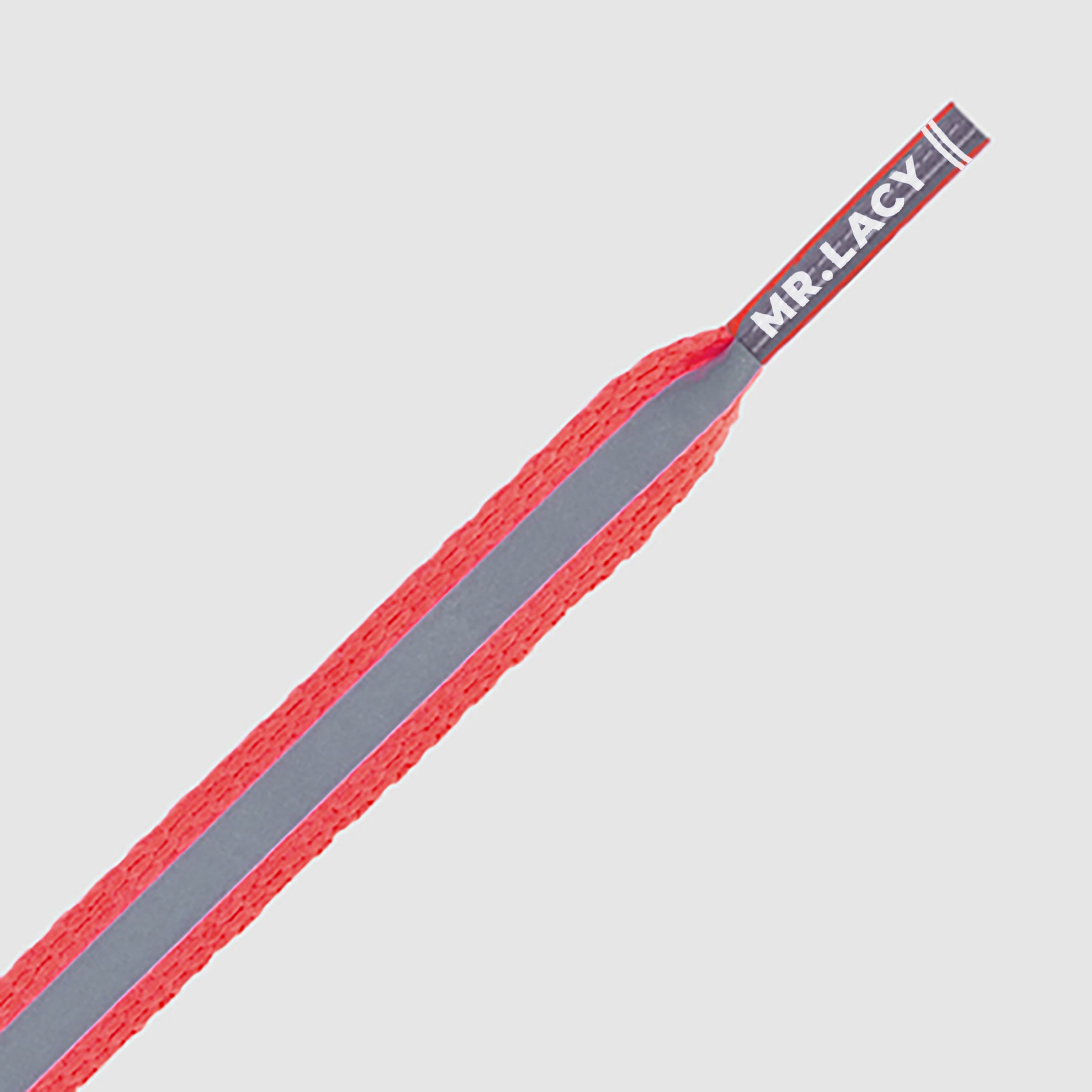Flatties Shoelaces · Reflective Red