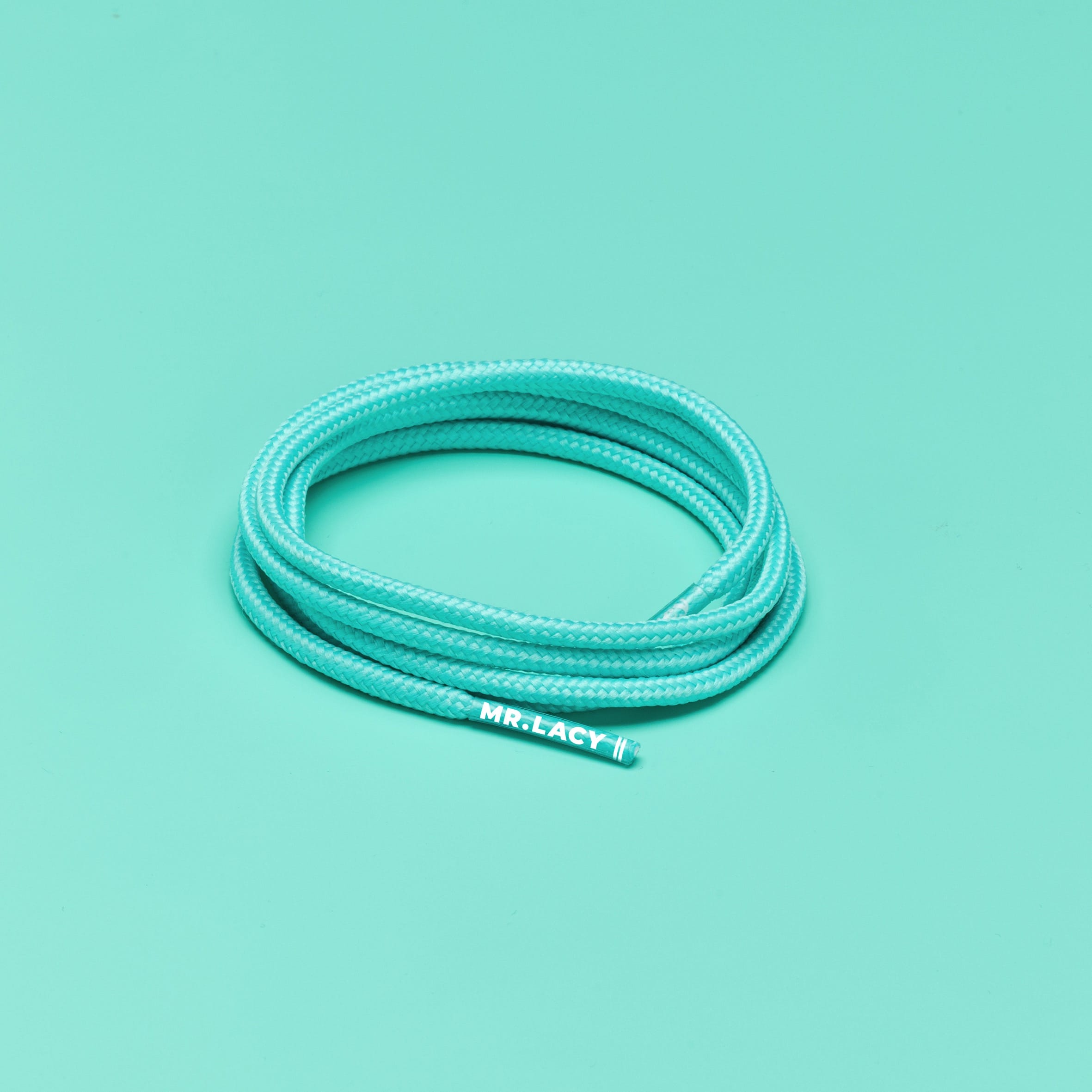 Runnies Round Shoelaces · Mint Green